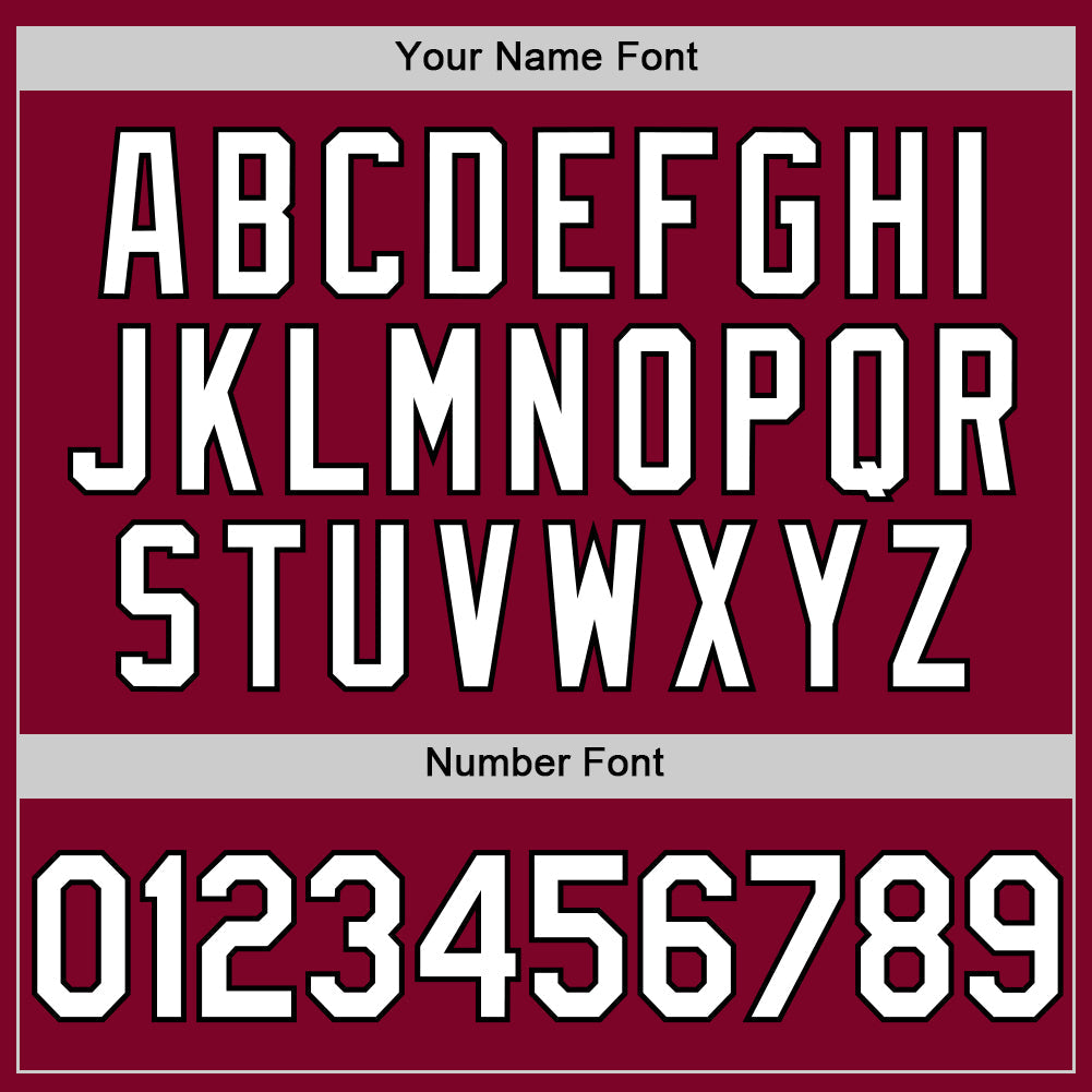 Custom Maroon White-Black Authentic Throwback Baseball Jersey - Sky-Custom