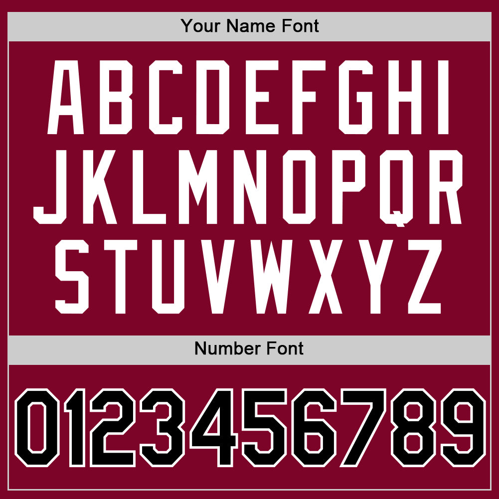 Custom Maroon Black-White Authentic Throwback Baseball Jersey - Sky-Custom