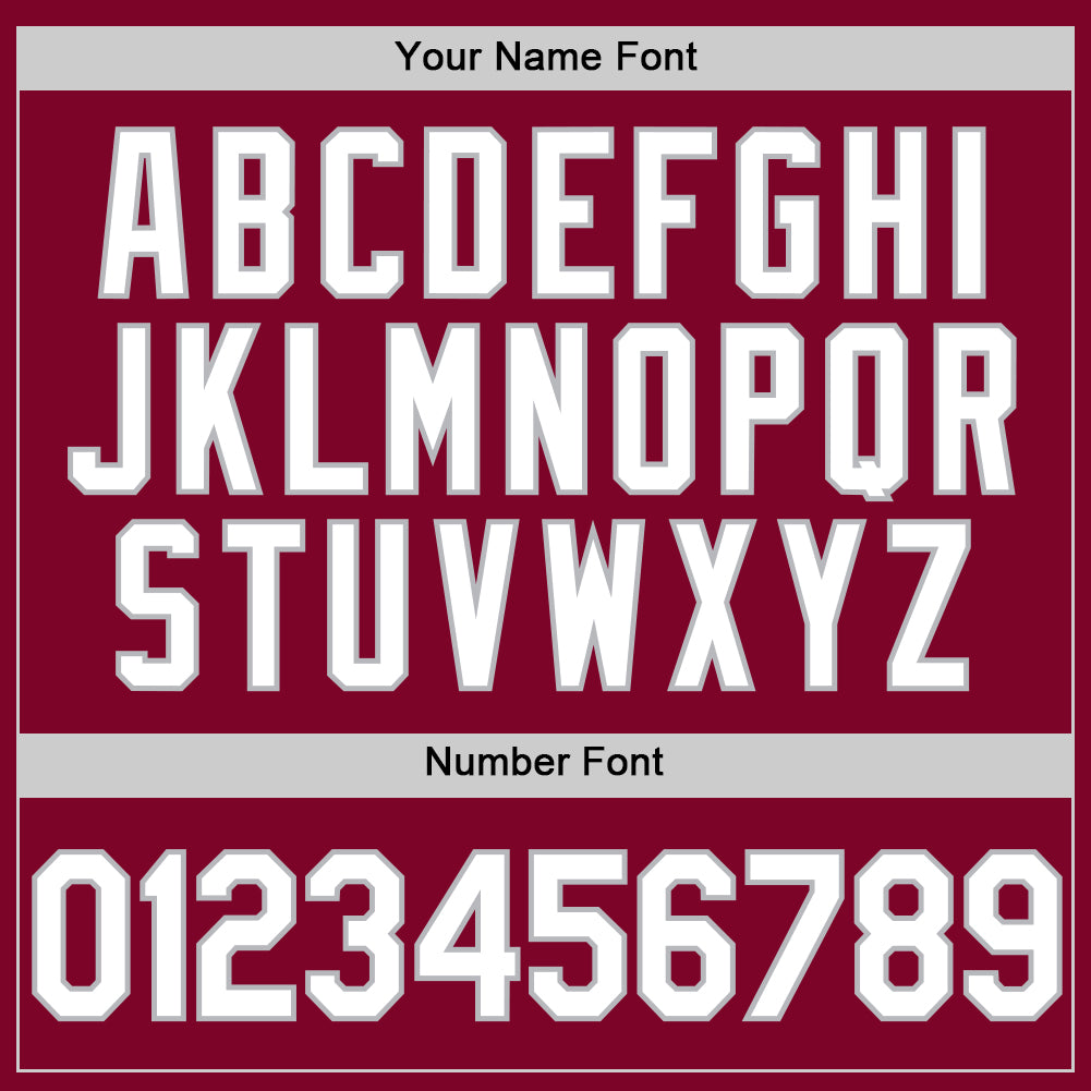 Custom Maroon White-Gray Authentic Throwback Baseball Jersey - Sky-Custom