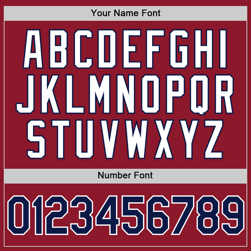 Custom Maroon Navy-White Authentic Throwback Baseball Jersey - Sky-Custom