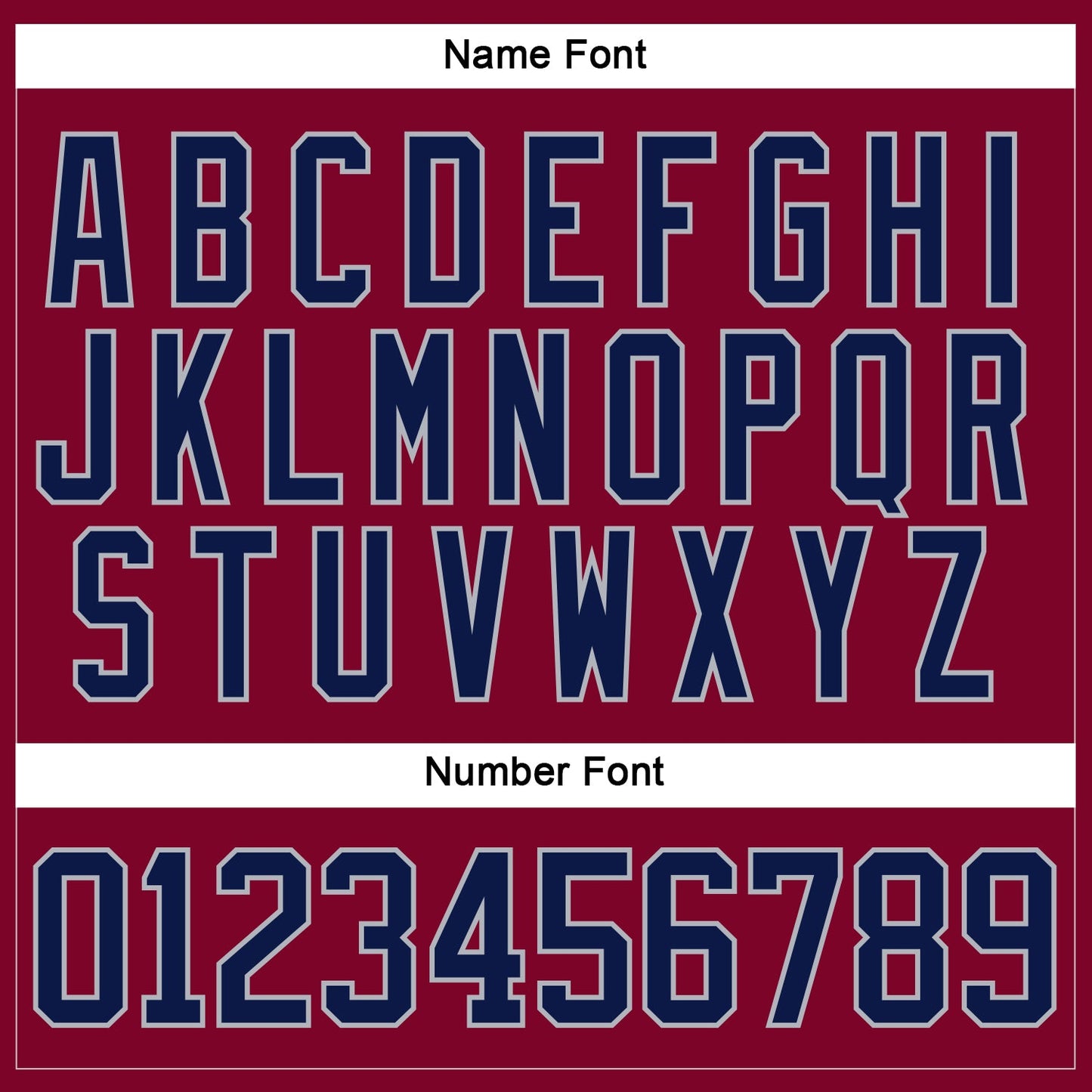 Custom Maroon Navy-Gray Hockey Jersey - Sky-Custom