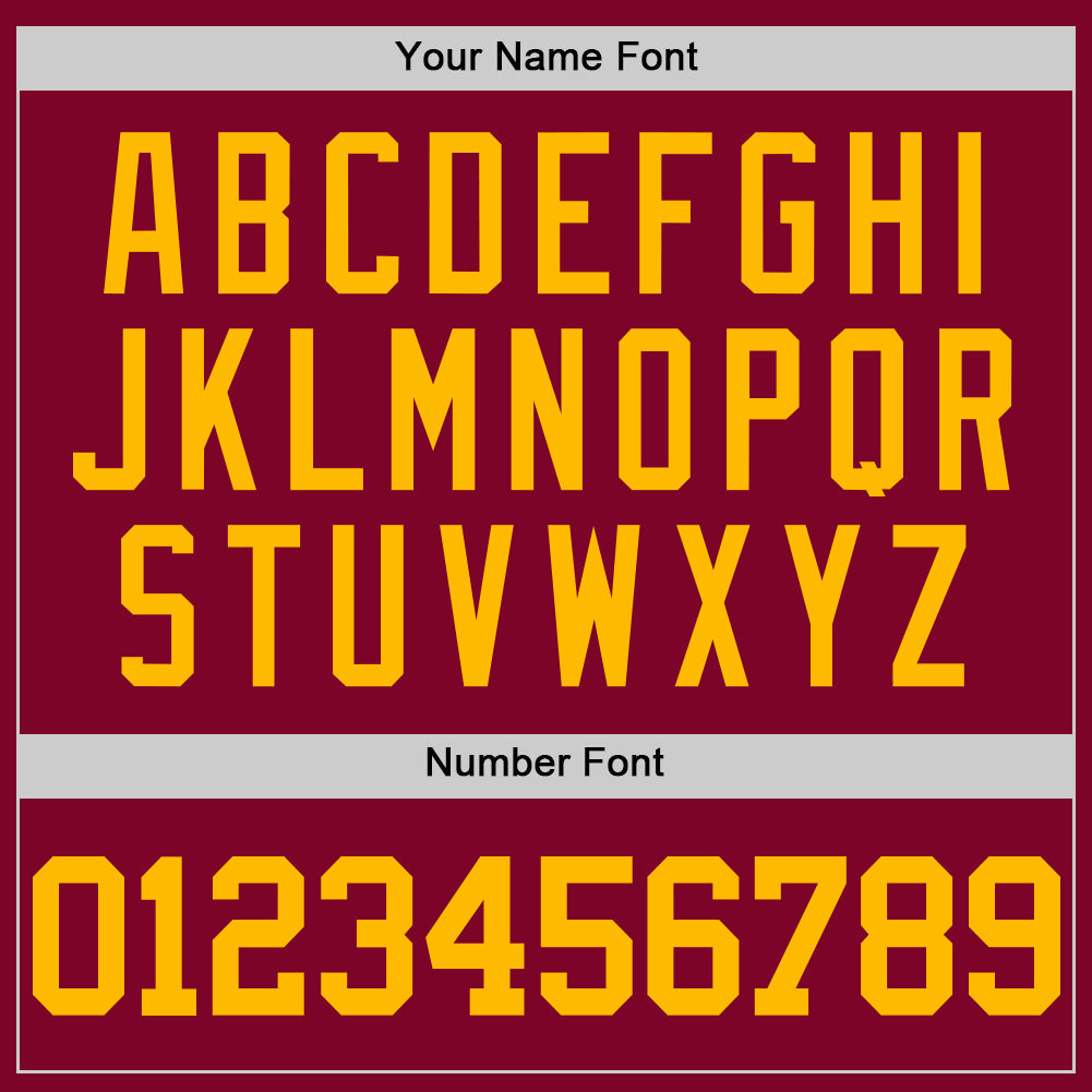 Custom Maroon Gold-White Authentic Throwback Basketball Jersey - Sky-Custom