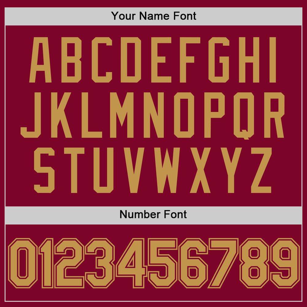 Custom Maroon Old Gold Authentic Throwback Basketball Jersey - Sky-Custom