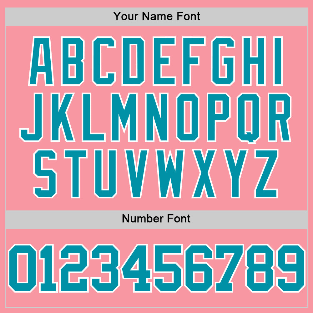 Custom Medium Pink Teal-White Authentic Basketball Jersey - Sky-Custom