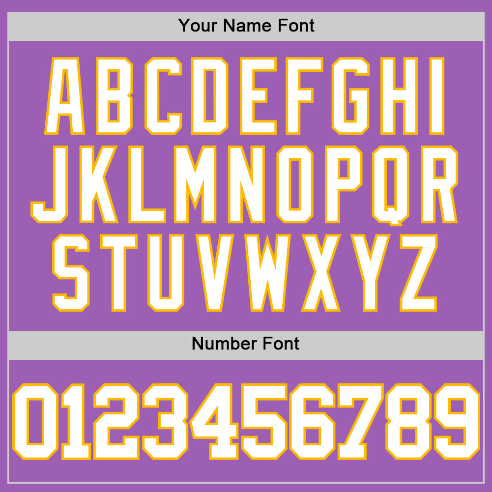 Custom Medium Purple White-Gold Authentic Basketball Jersey - Sky-Custom