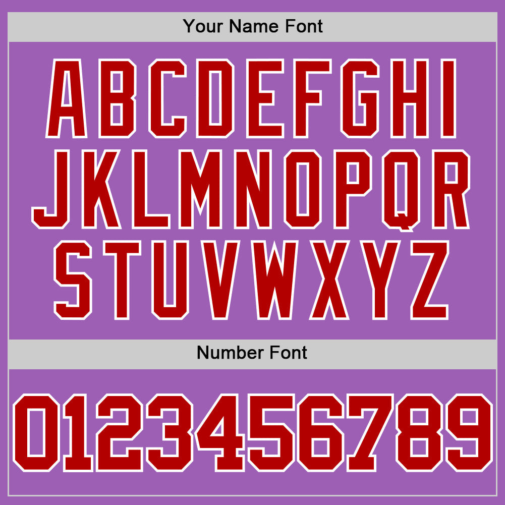 Custom Medium Purple Red-White Authentic Basketball Jersey - Sky-Custom