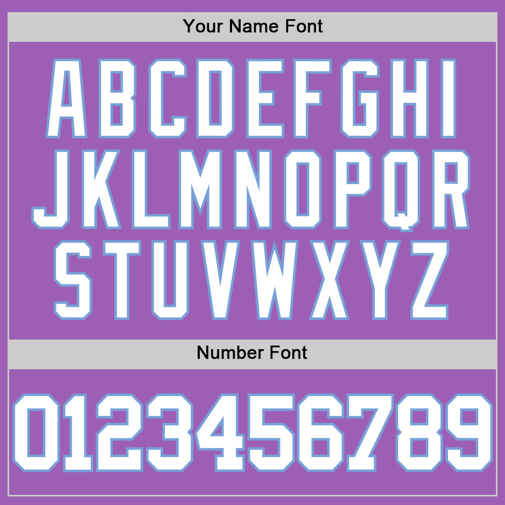 Custom Medium Purple White-Light Blue Authentic Basketball Jersey - Sky-Custom