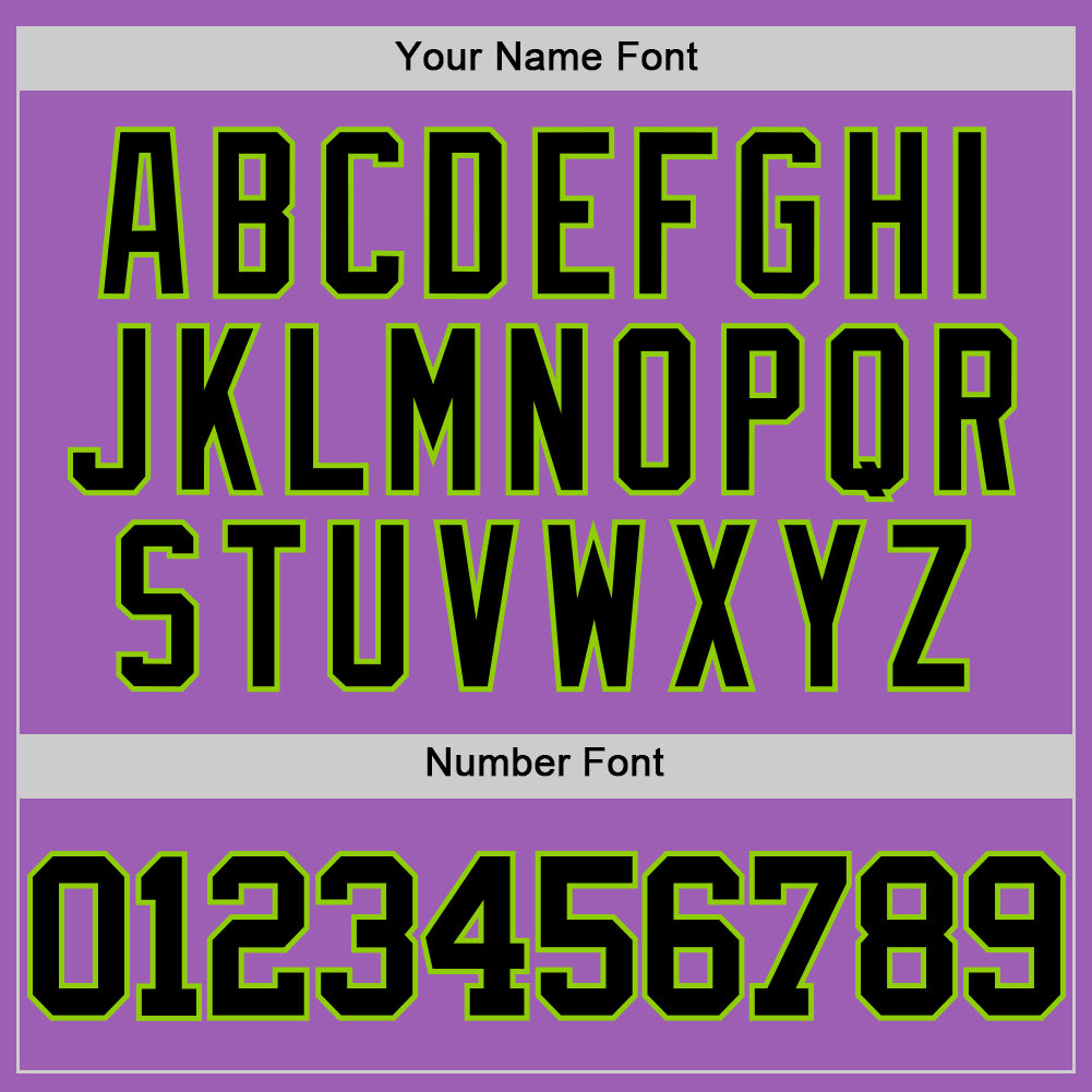 Custom Medium Purple Black-Neon Green Authentic Basketball Jersey - Sky-Custom