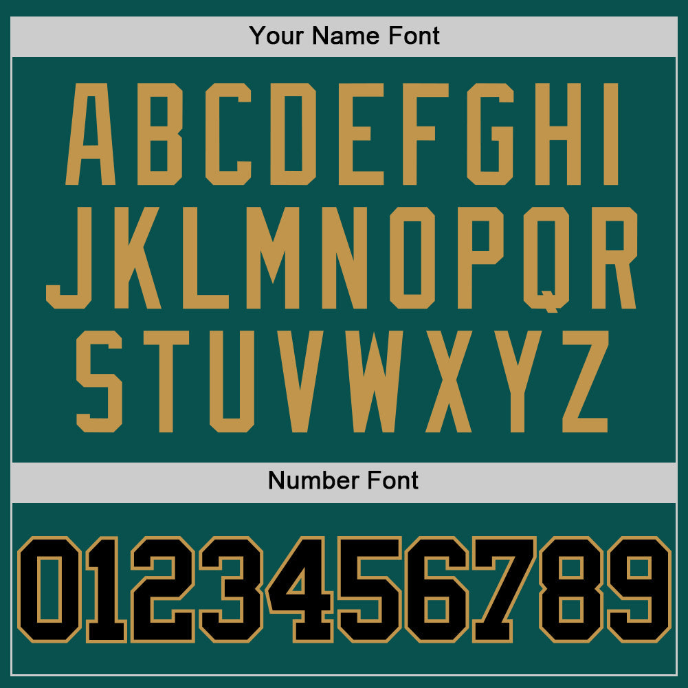 Custom Midnight Green Black-Old Gold Authentic Basketball Jersey - Sky-Custom