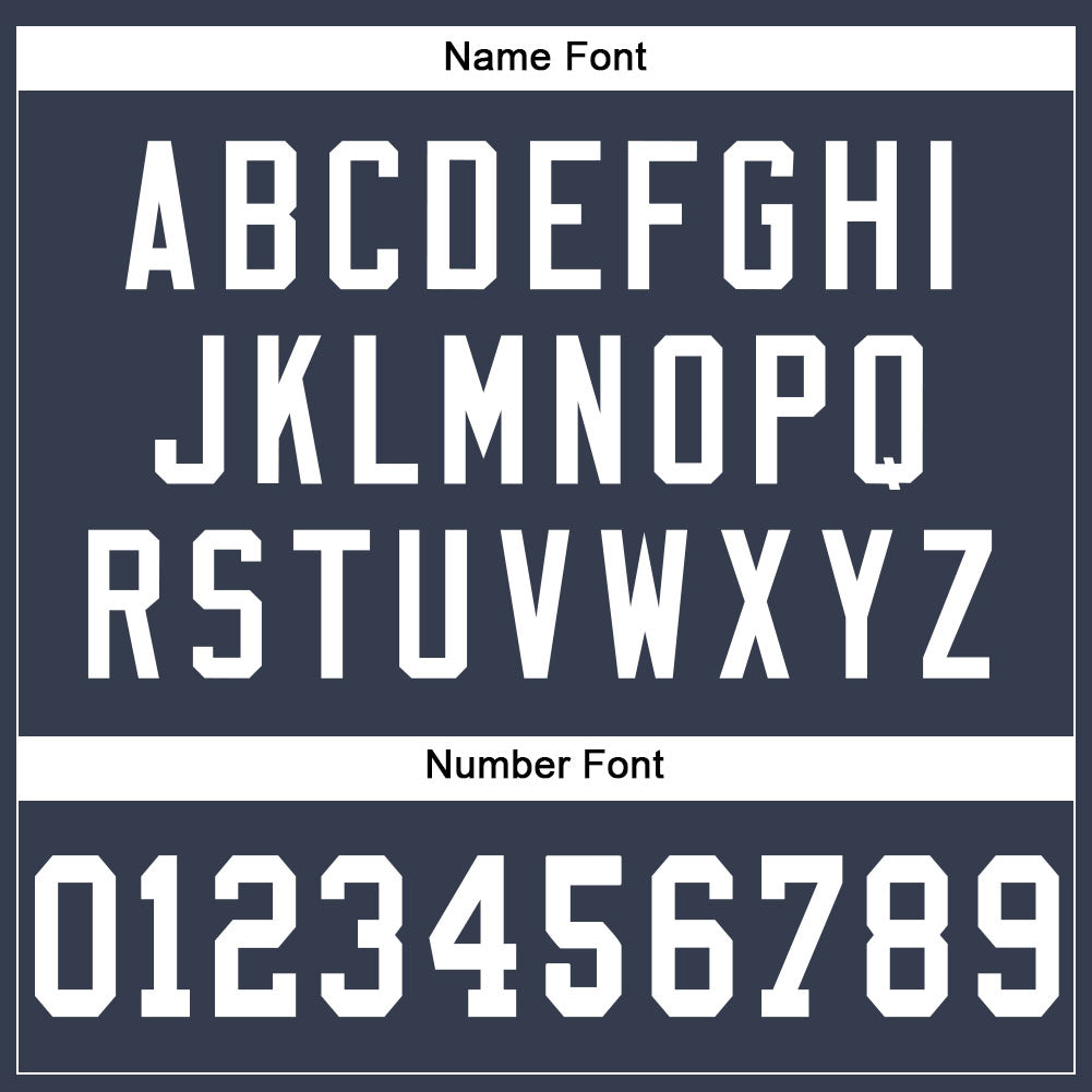 Custom Navy White Mesh Authentic Football Jersey - Sky-Custom