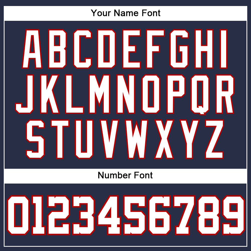 Custom Navy White-Red Authentic Sleeveless Baseball Jersey - Sky-Custom