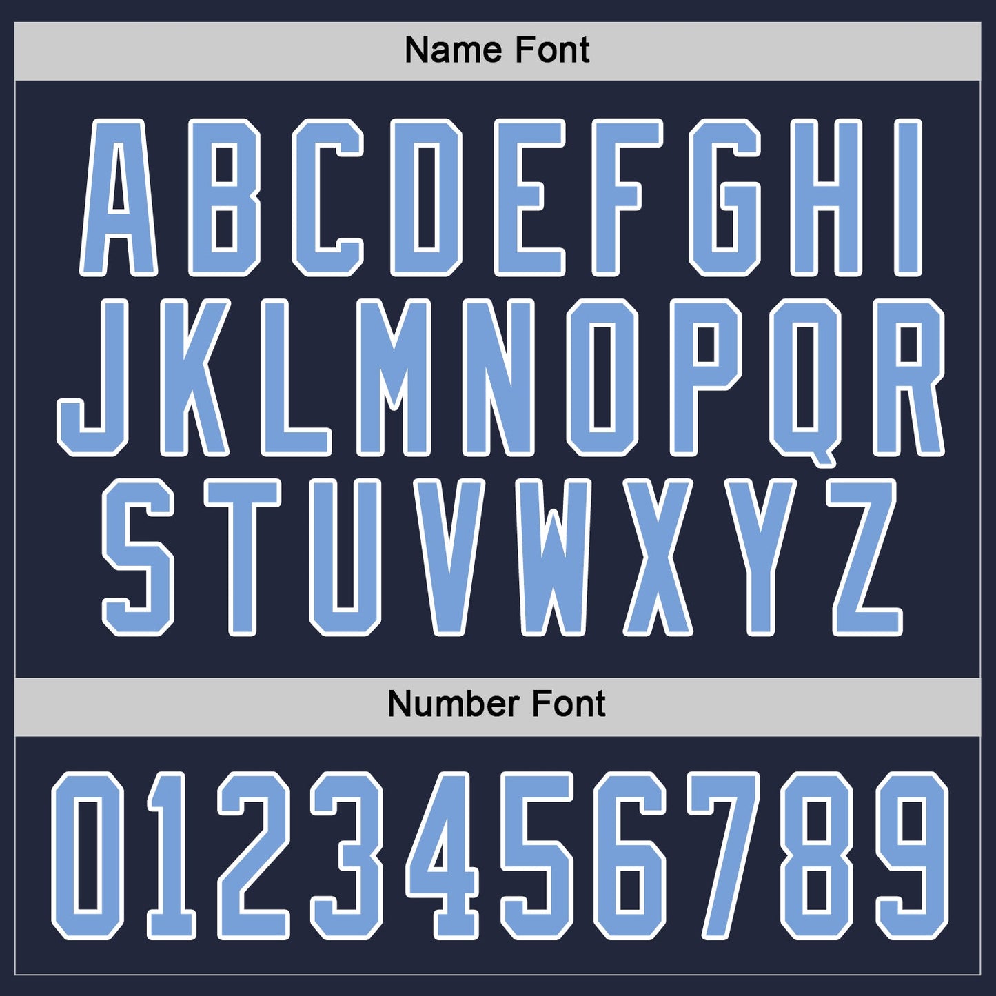 Custom Navy Light Blue-White Hockey Jersey - Sky-Custom