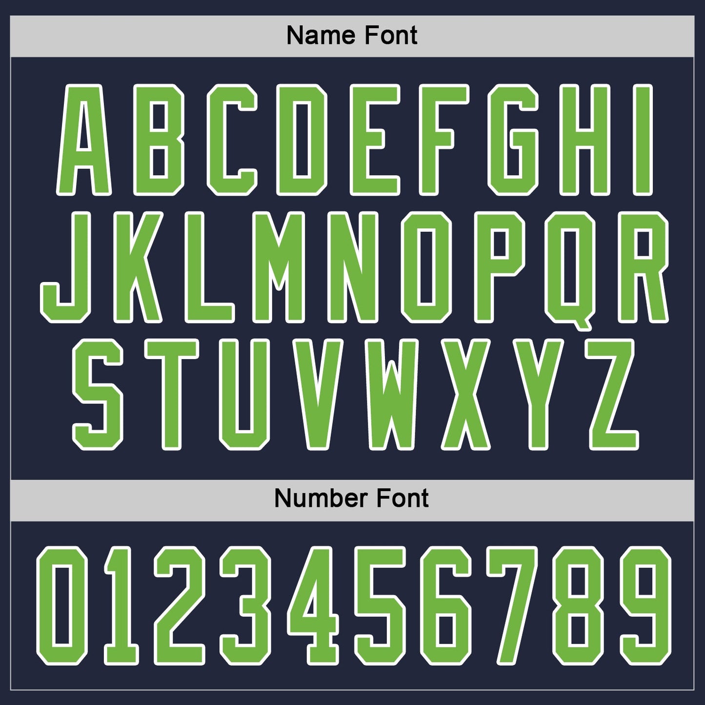 Custom Navy Neon Green-White Hockey Jersey - Sky-Custom