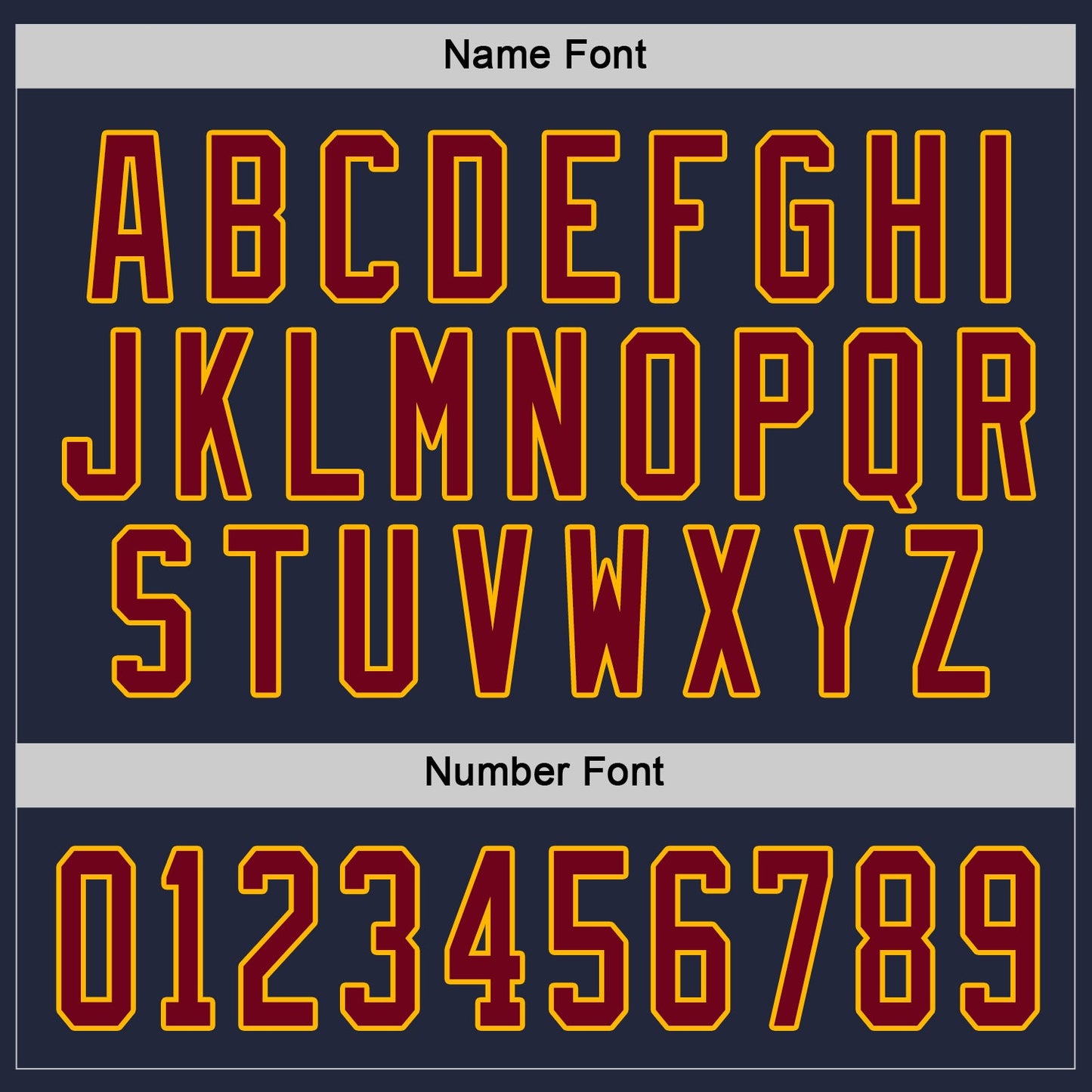 Custom Navy Maroon-Gold Hockey Jersey - Sky-Custom