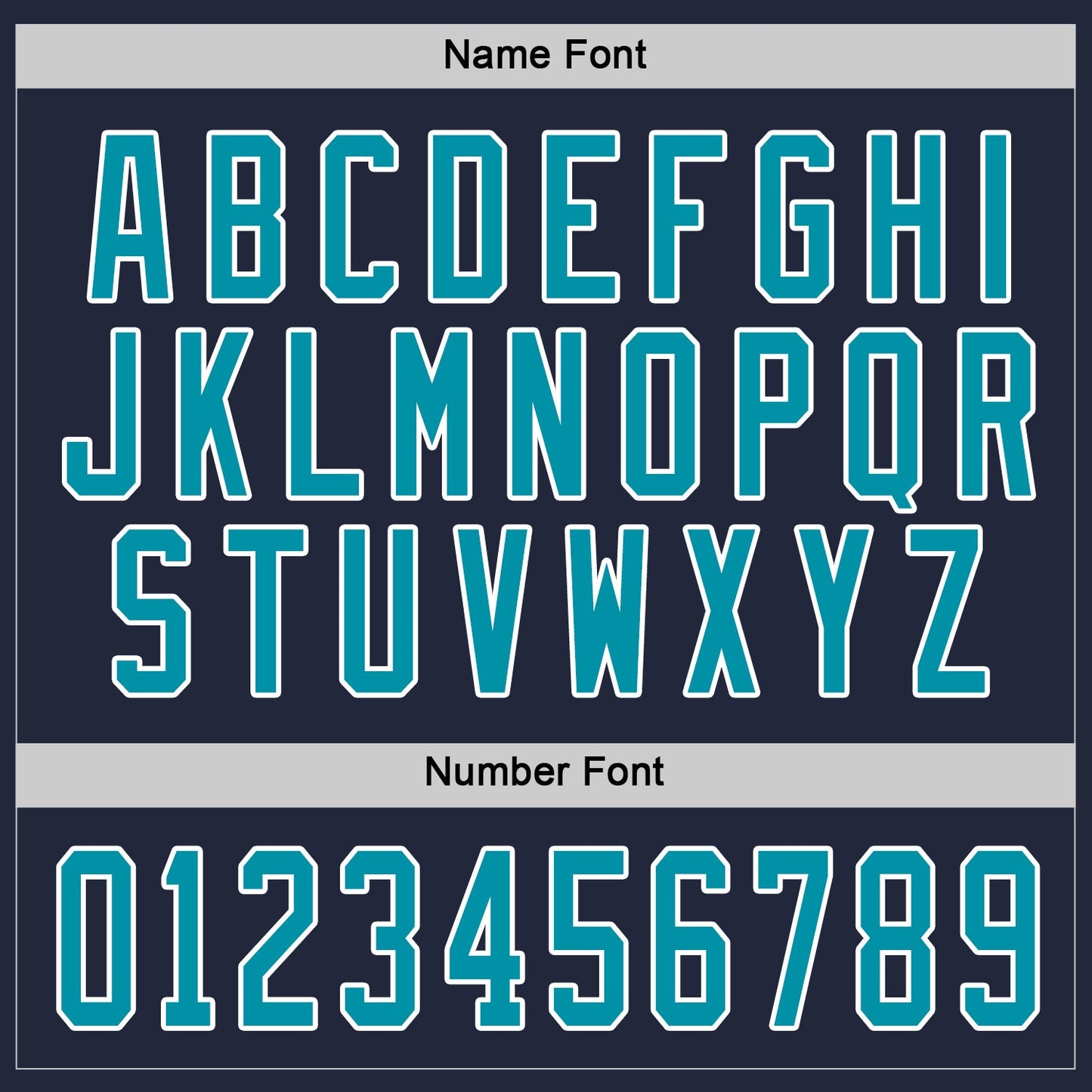Custom Navy Teal-White Hockey Jersey - Sky-Custom