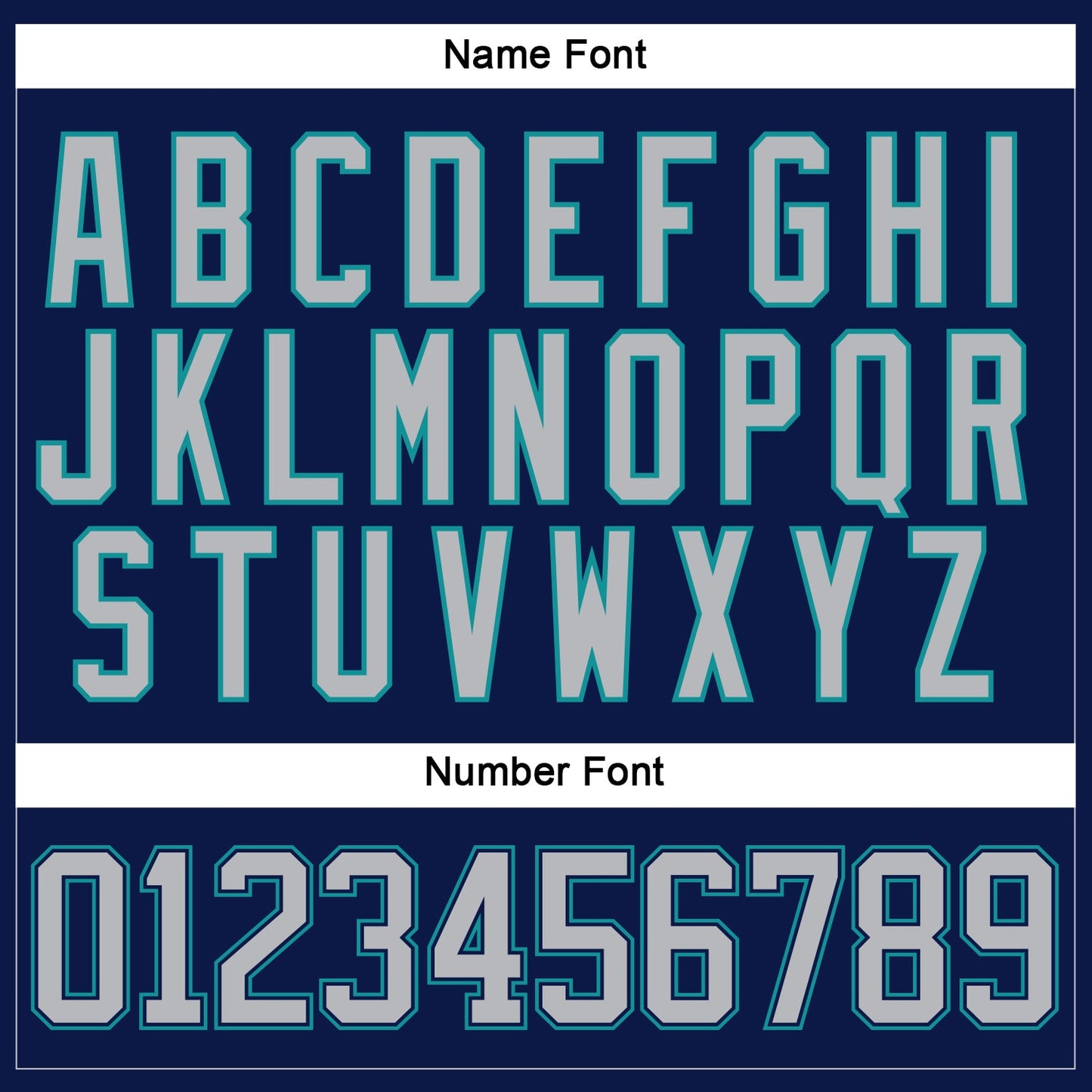Custom Navy Gray-Teal Hockey Lace Neck Jersey - Sky-Custom