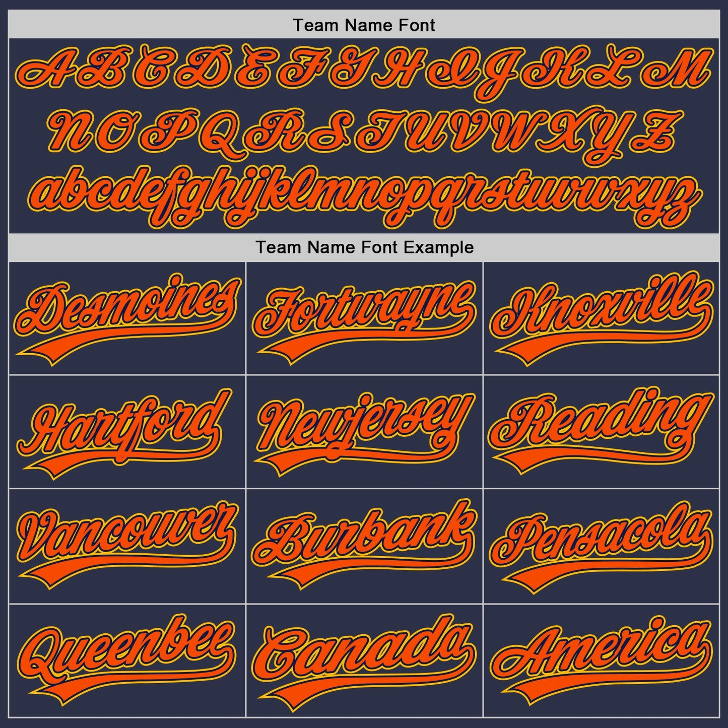 Custom Navy Gold-Orange Authentic Throwback Baseball Jersey - Sky-Custom
