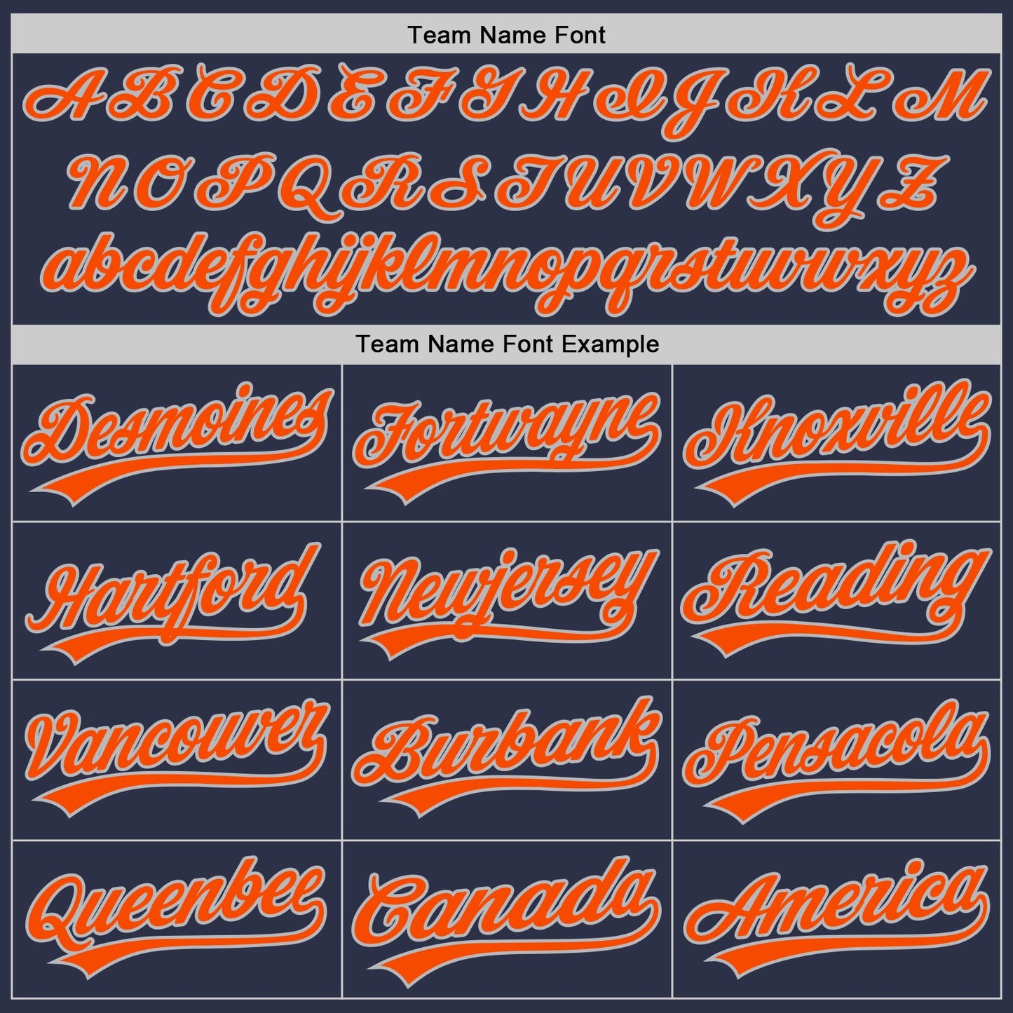 Custom Navy Orange-Gray Authentic Throwback Baseball Jersey - Sky-Custom