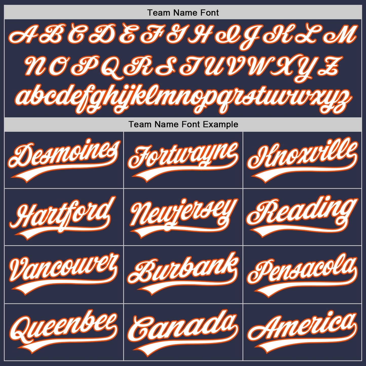 Custom Navy White-Orange Authentic Throwback Baseball Jersey - Sky-Custom