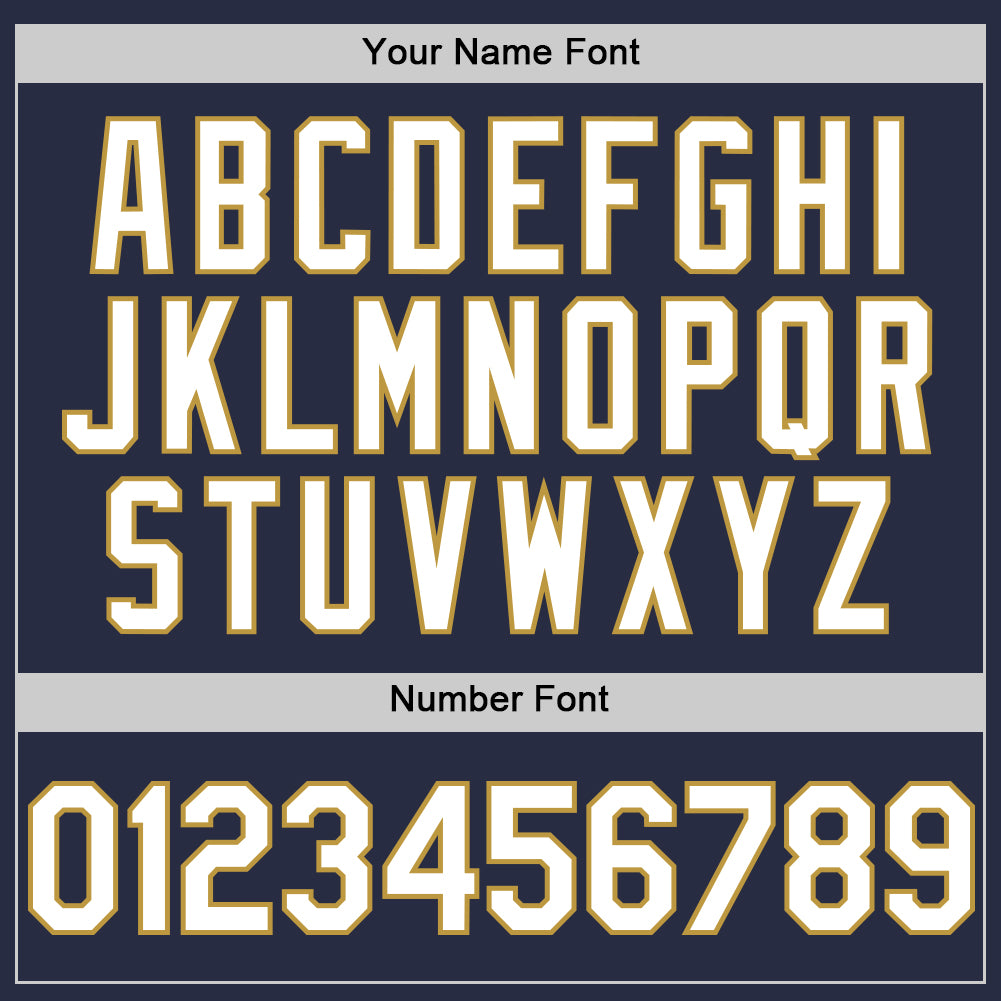 Custom Navy White-Old Gold Mesh Authentic Throwback Baseball Jersey - Sky-Custom