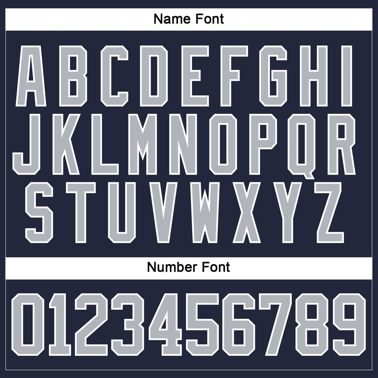Custom Navy Gray-Blue Hockey Jersey - Sky-Custom