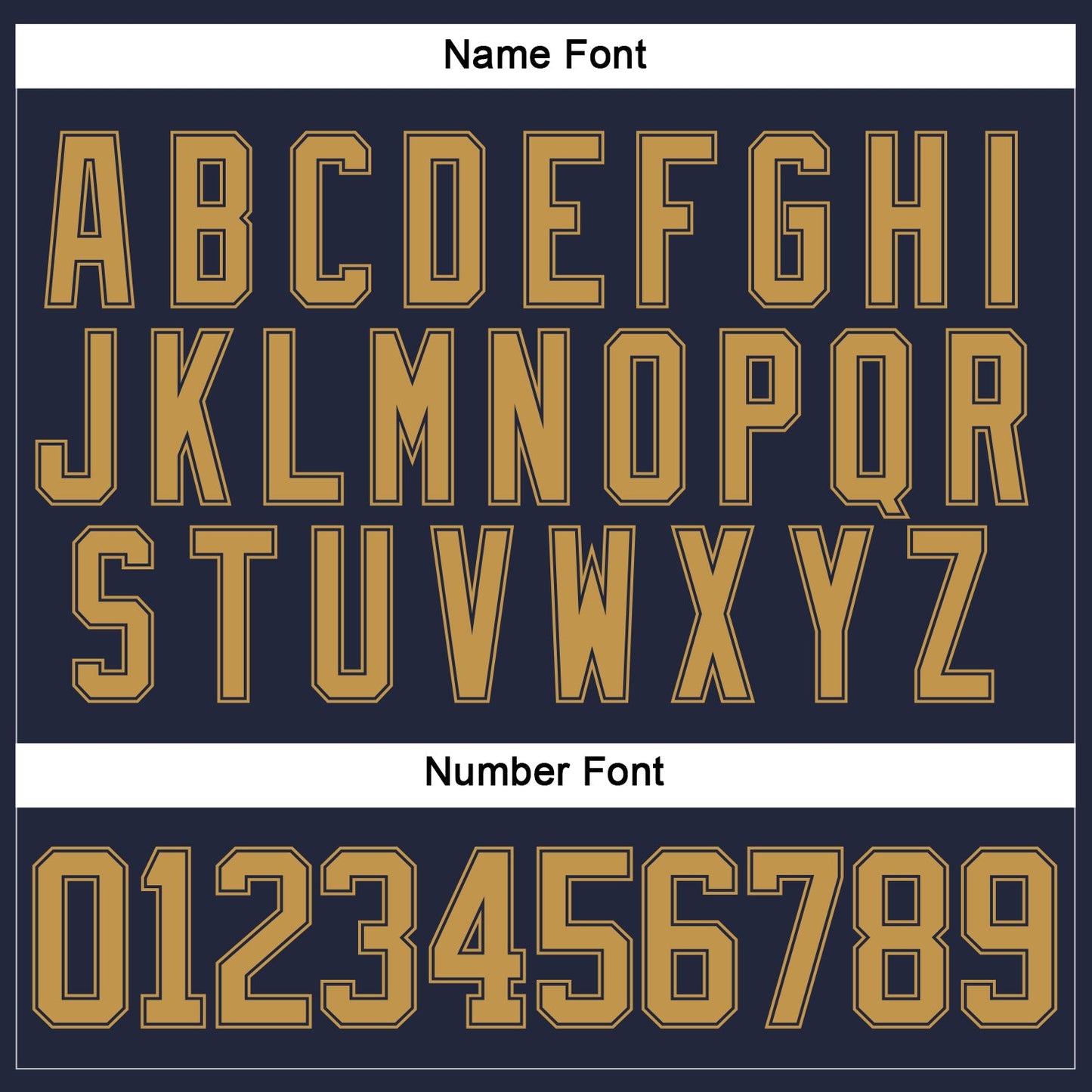 Custom Navy Old Gold Hockey Jersey - Sky-Custom