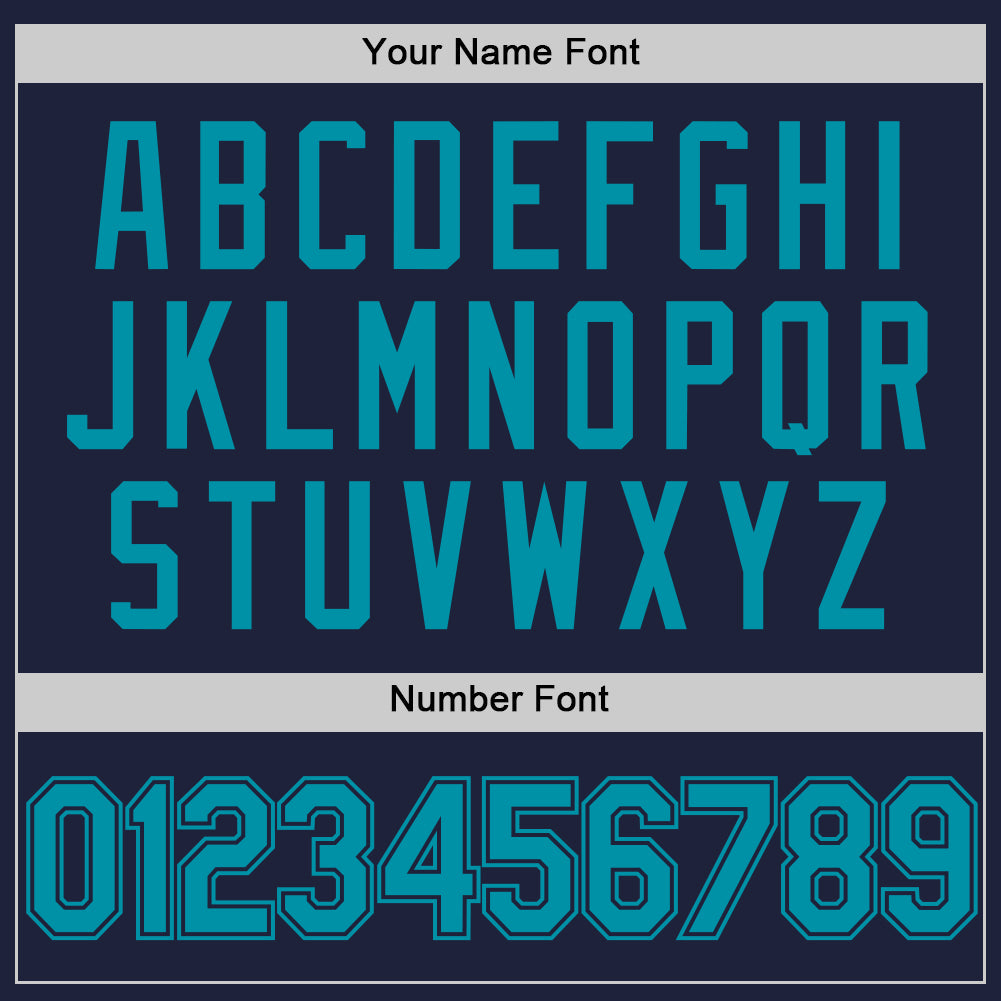 Custom Navy Teal Authentic Throwback Basketball Jersey - Sky-Custom