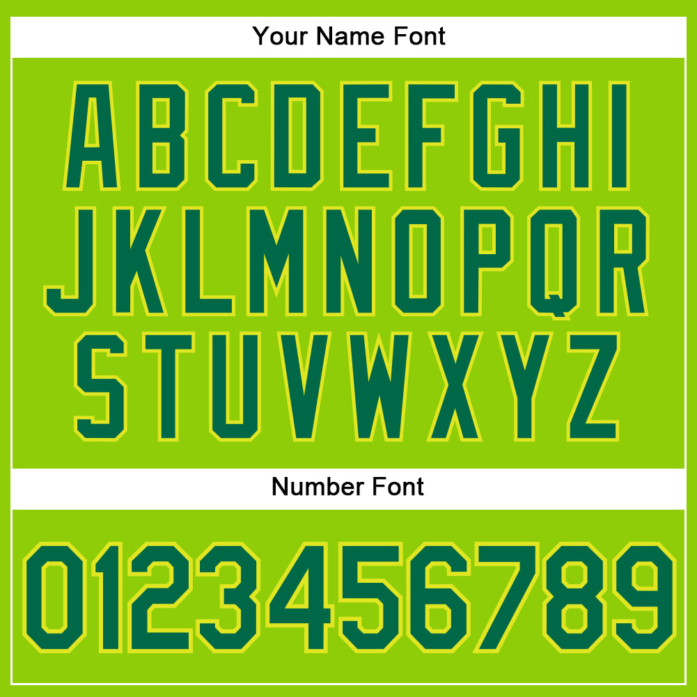 Custom Neon Green Kelly Green-Neon Yellow Authentic Baseball Jersey - Sky-Custom