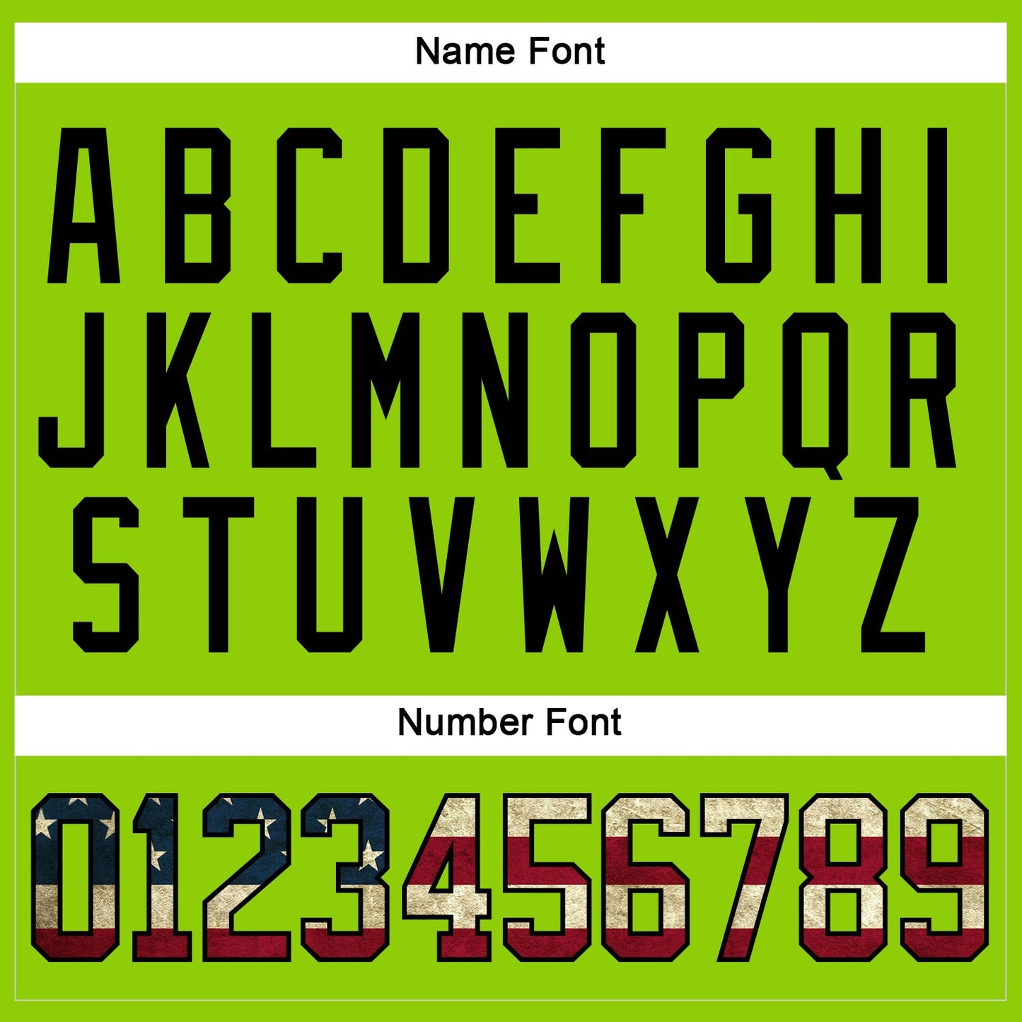 Custom Neon Green Vintage USA Flag Black-Cream Hockey Lace Neck Jersey - Sky-Custom