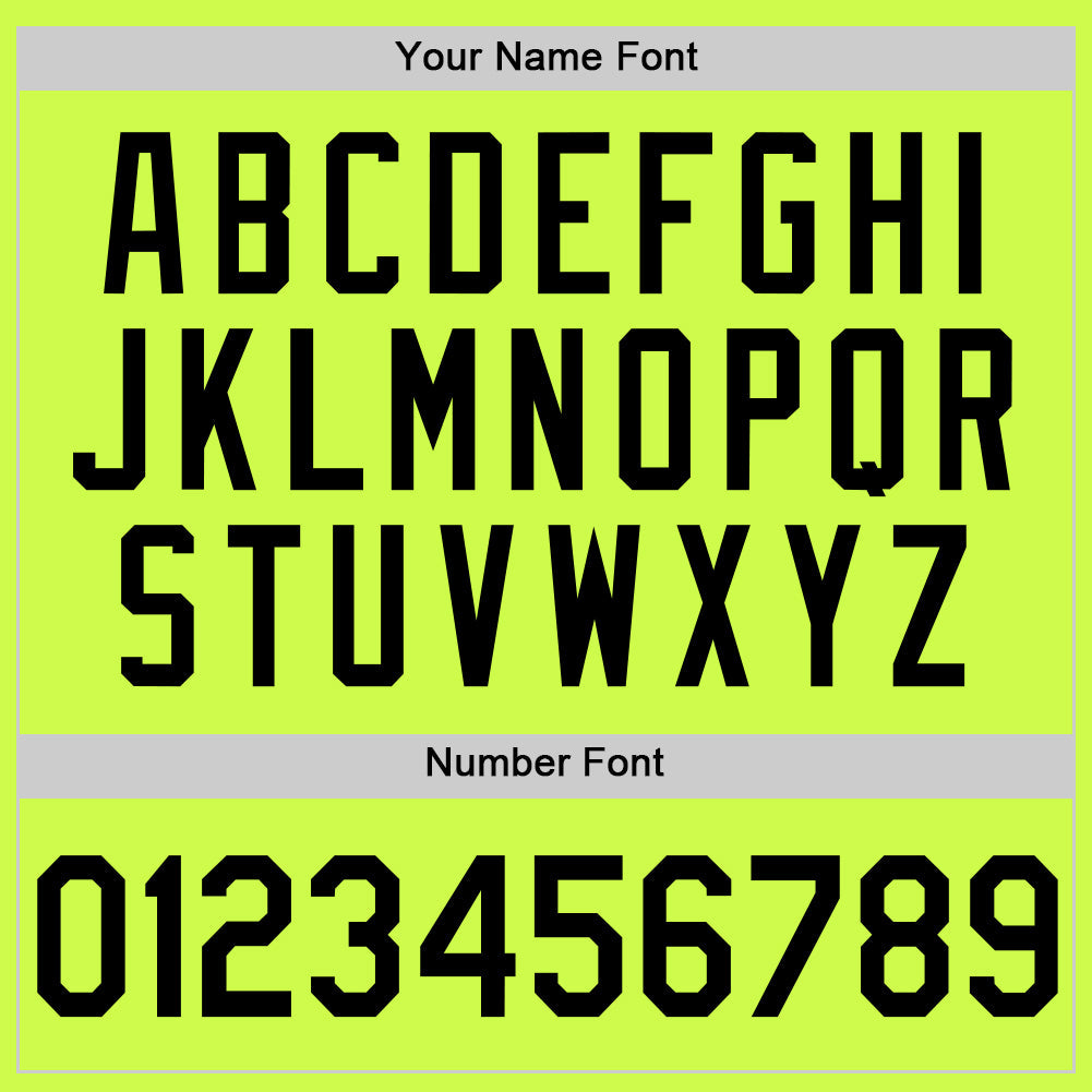 Custom Neon Green Black-White Authentic Throwback Baseball Jersey - Sky-Custom