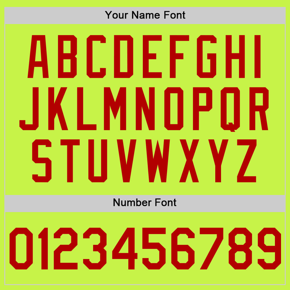 Custom Neon Green Red Mesh Authentic Throwback Baseball Jersey - Sky-Custom