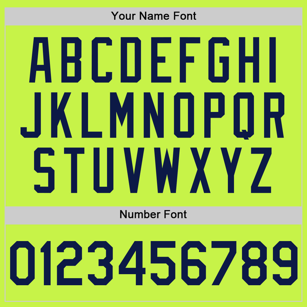 Custom Neon Green Navy Mesh Authentic Throwback Baseball Jersey - Sky-Custom