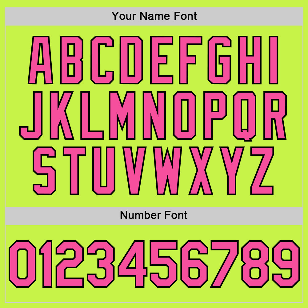 Custom Neon Green Pink-Black Mesh Authentic Throwback Baseball Jersey - Sky-Custom