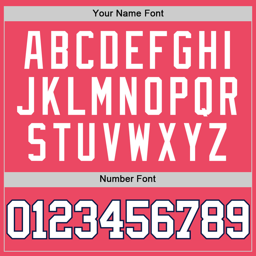 Custom Neon Pink White-Navy Authentic Basketball Jersey - Sky-Custom