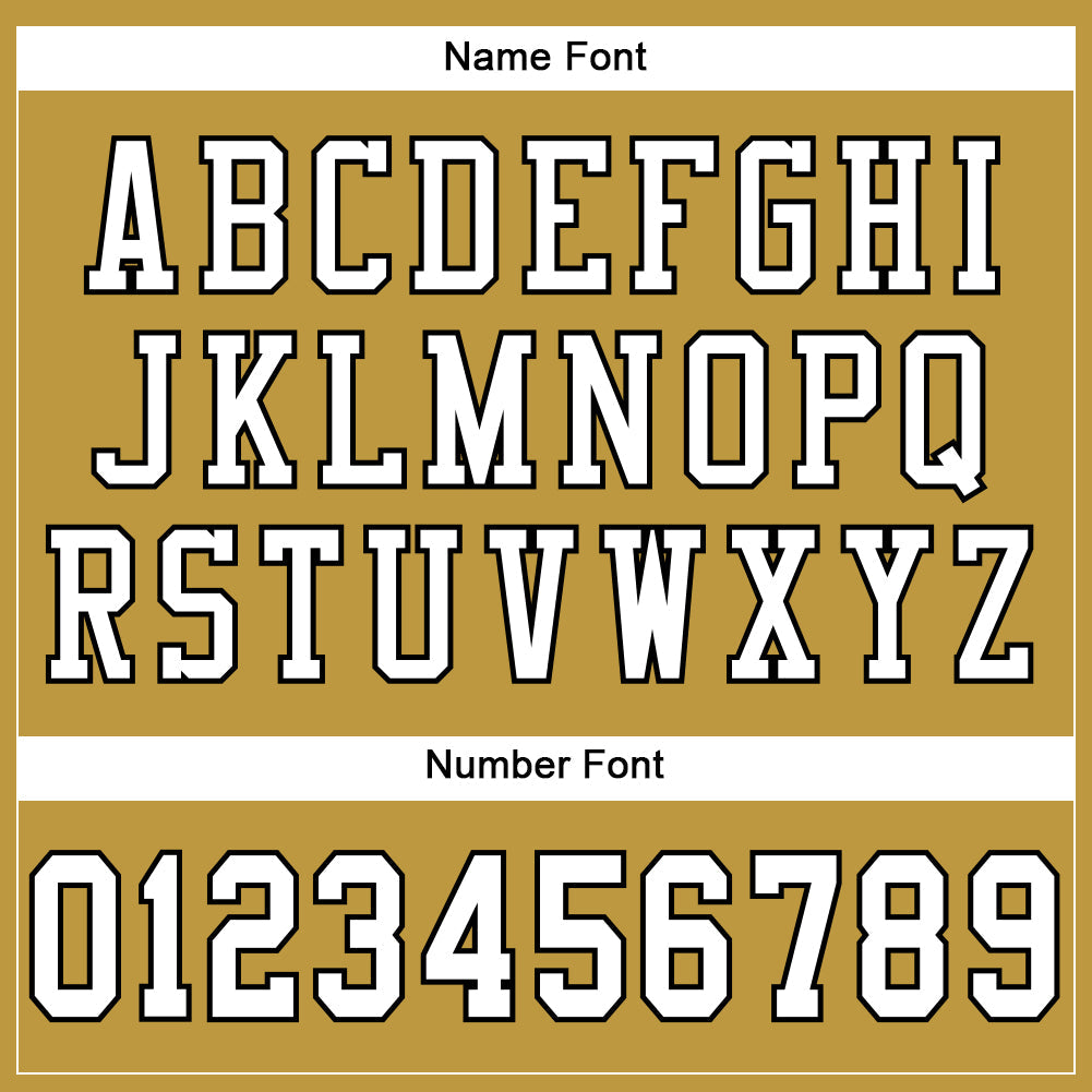 Custom Old Gold White-Black Mesh Authentic Football Jersey - Sky-Custom