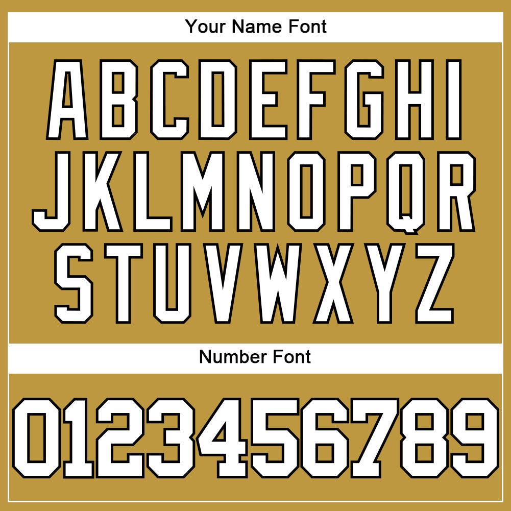 Custom Old Gold White-Black Authentic Baseball Jersey - Sky-Custom