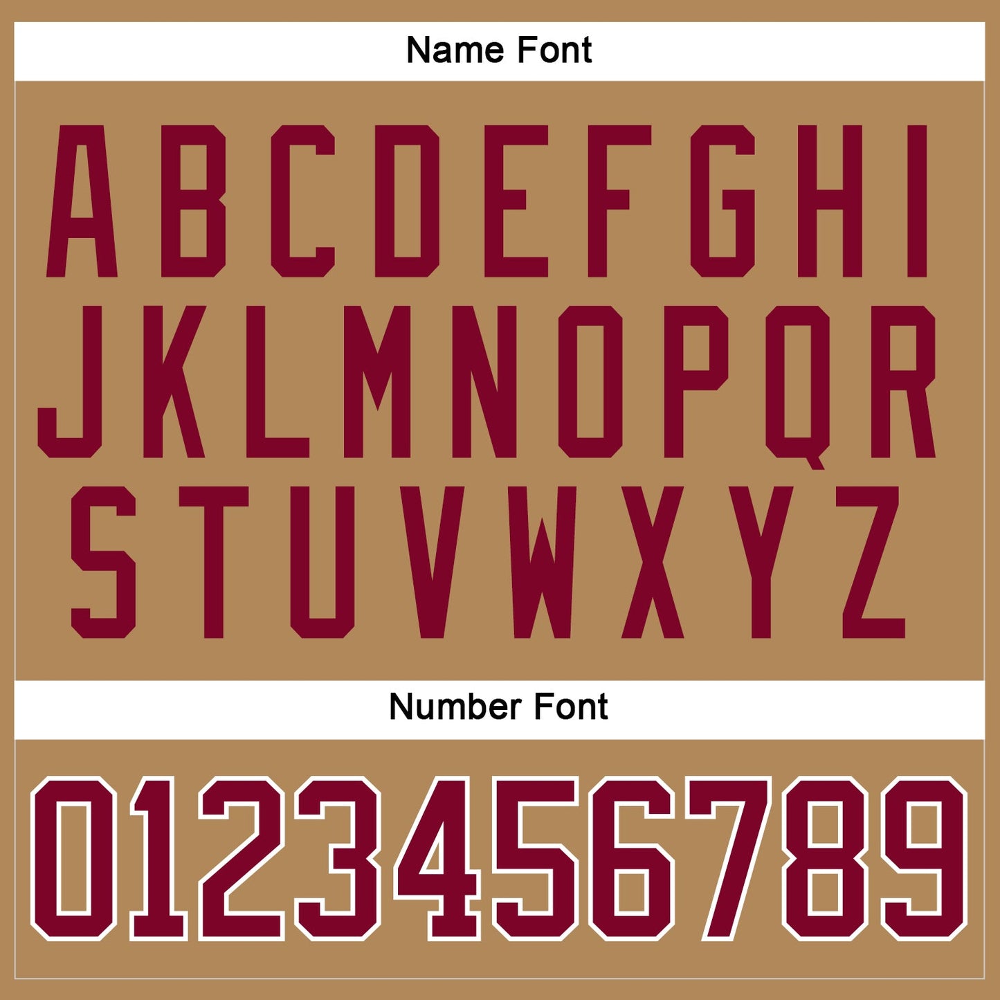 Custom Old Gold Maroon-White Hockey Jersey - Sky-Custom