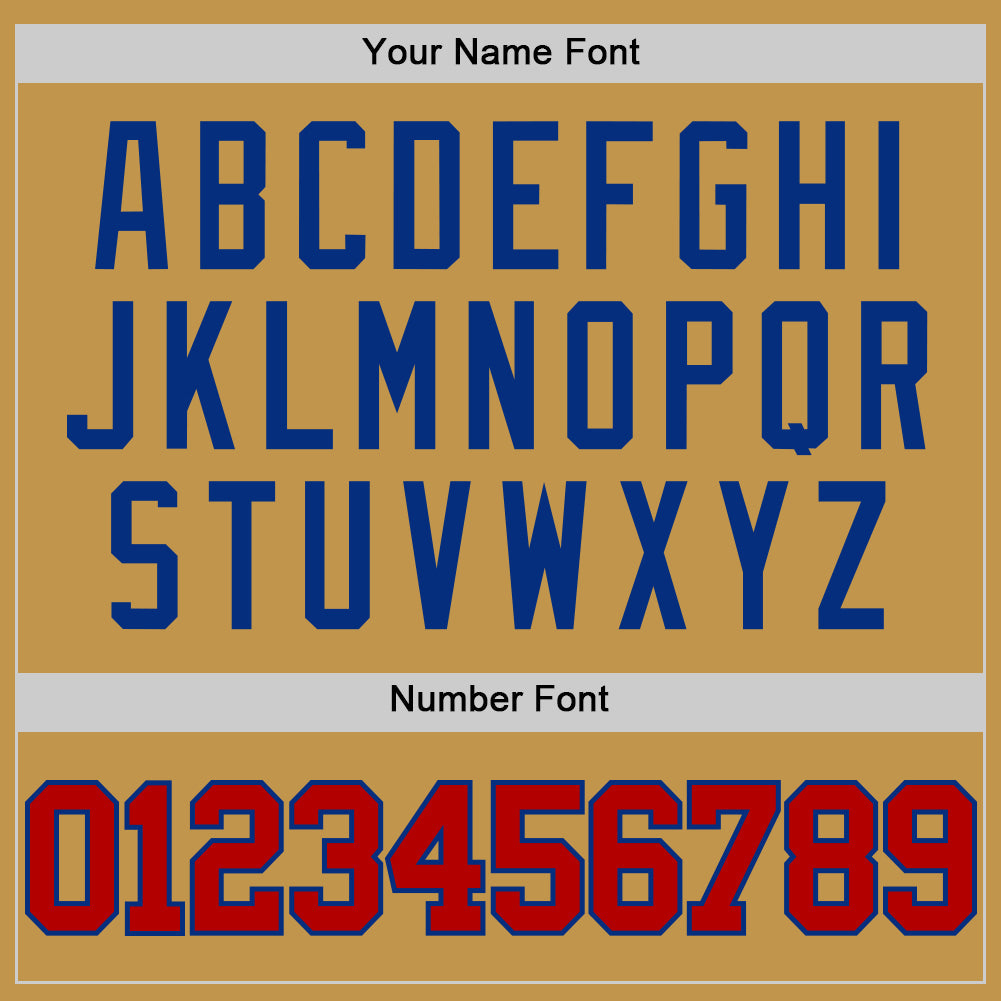 Custom Old Gold Red-Royal Authentic Basketball Jersey - Sky-Custom