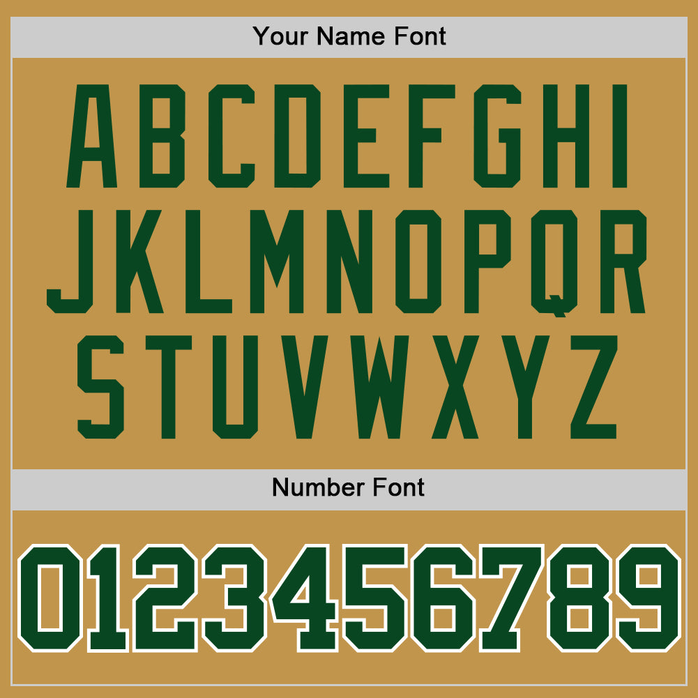 Custom Old Gold Green-White Authentic Basketball Jersey - Sky-Custom