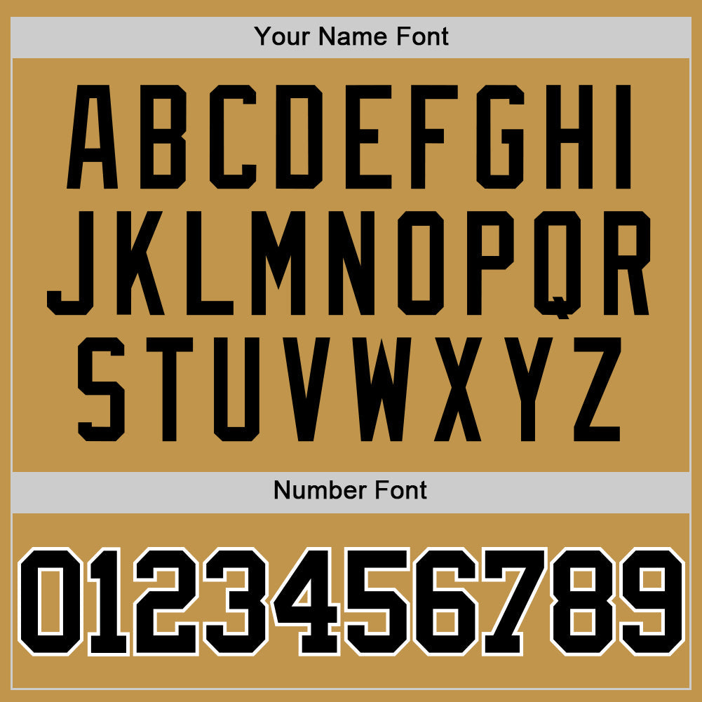 Custom Old Gold Black-White Authentic Basketball Jersey - Sky-Custom