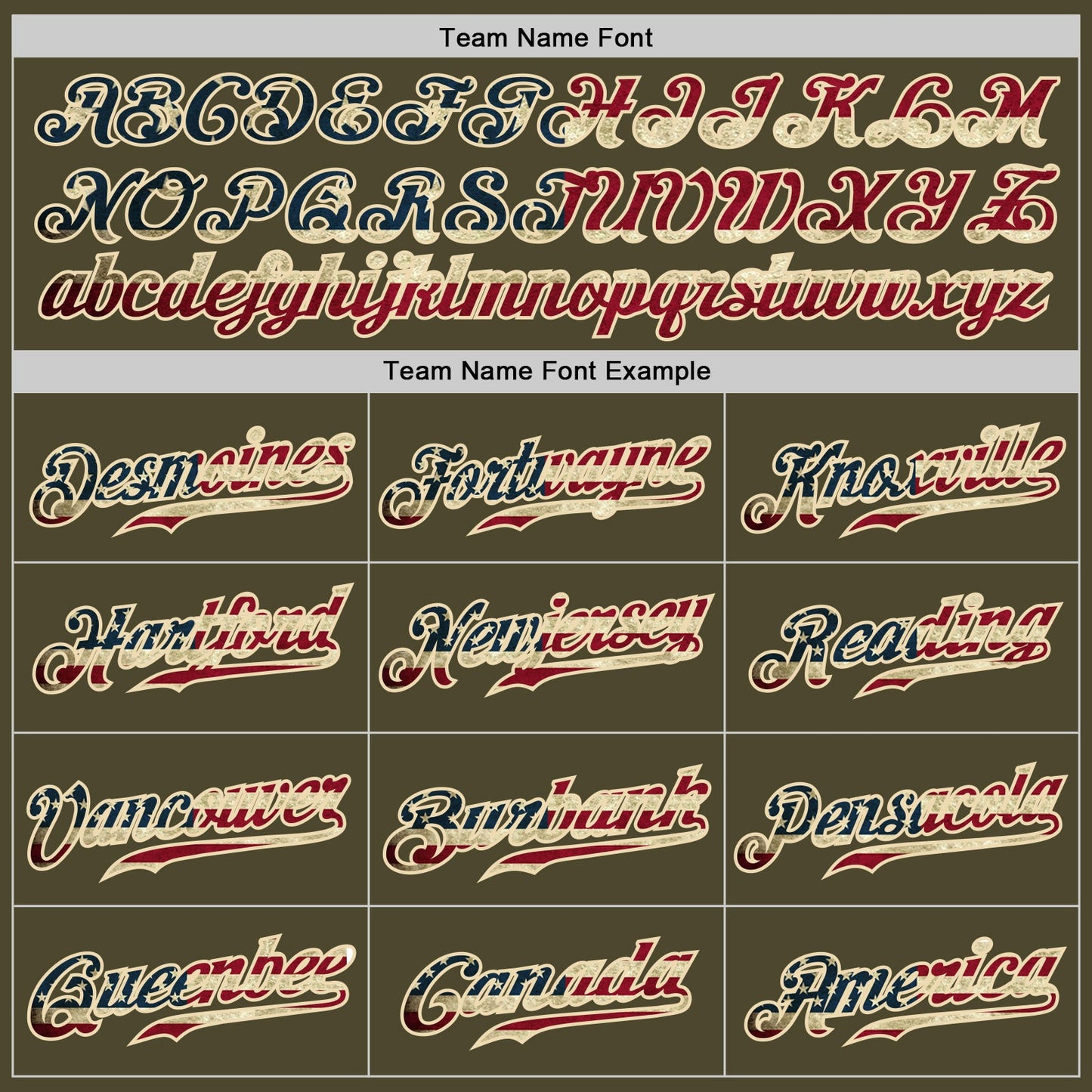 Custom Olive Vintage USA Flag-City Cream Authentic Salute To Service Baseball Jersey - Sky-Custom