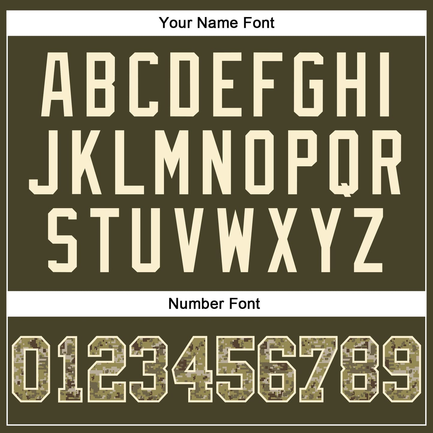 Custom Olive Camo-Cream Authentic Throwback Salute To Service Basketball Jersey - Sky-Custom