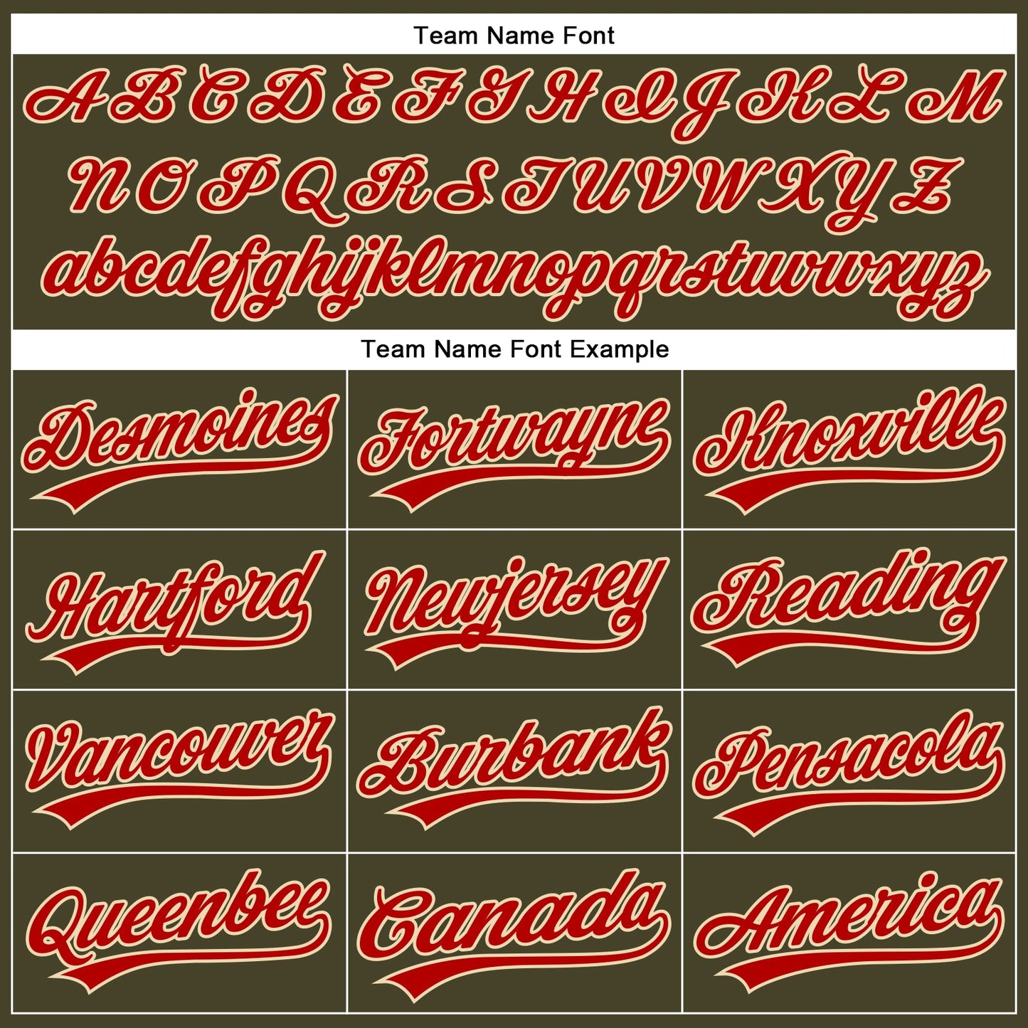 Custom Olive City Cream Pinstripe Red Authentic Salute To Service Baseball Jersey - Sky-Custom