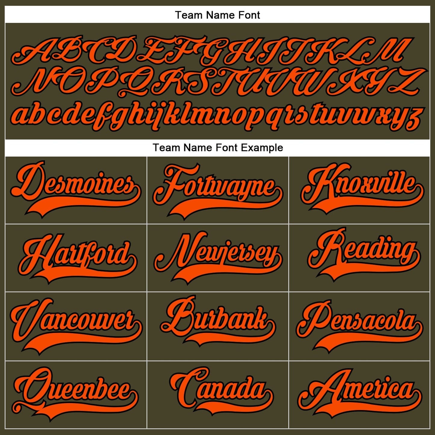 Custom Olive Orange-Black Salute To Service Hockey Lace Neck Jersey - Sky-Custom