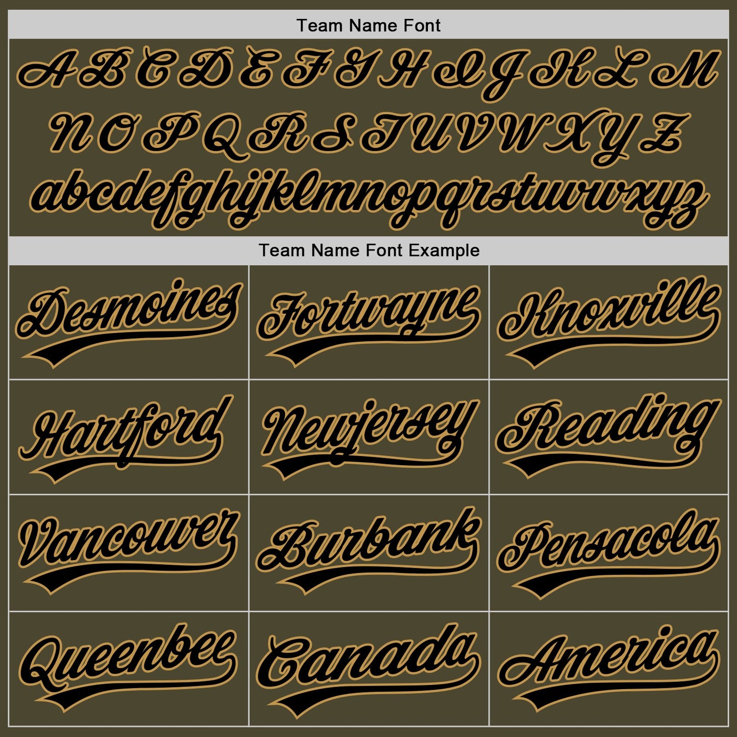 Custom Olive Black-Old Gold Authentic Throwback Salute To Service Baseball Jersey - Sky-Custom