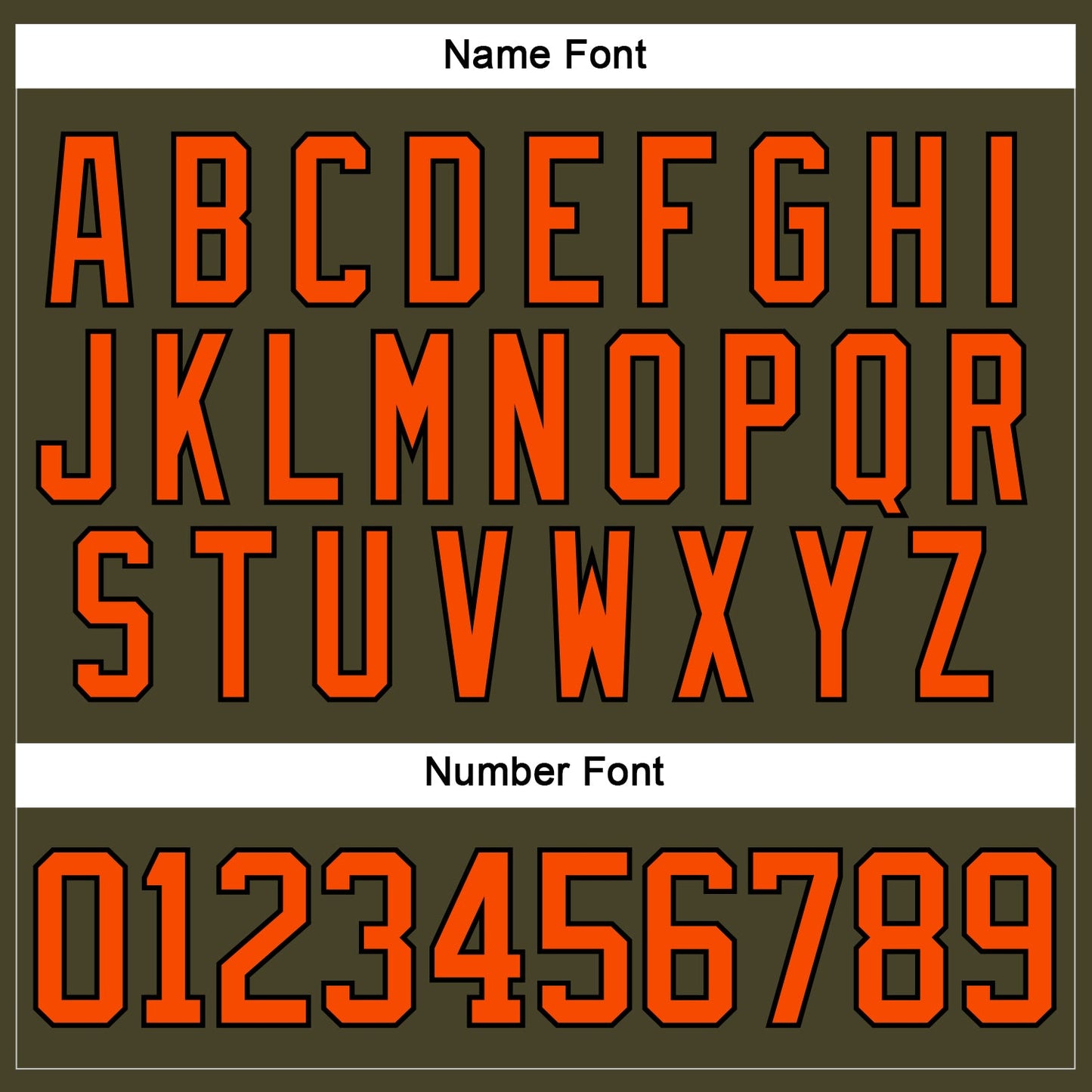 Custom Olive Orange-Black Salute To Service Hockey Lace Neck Jersey - Sky-Custom