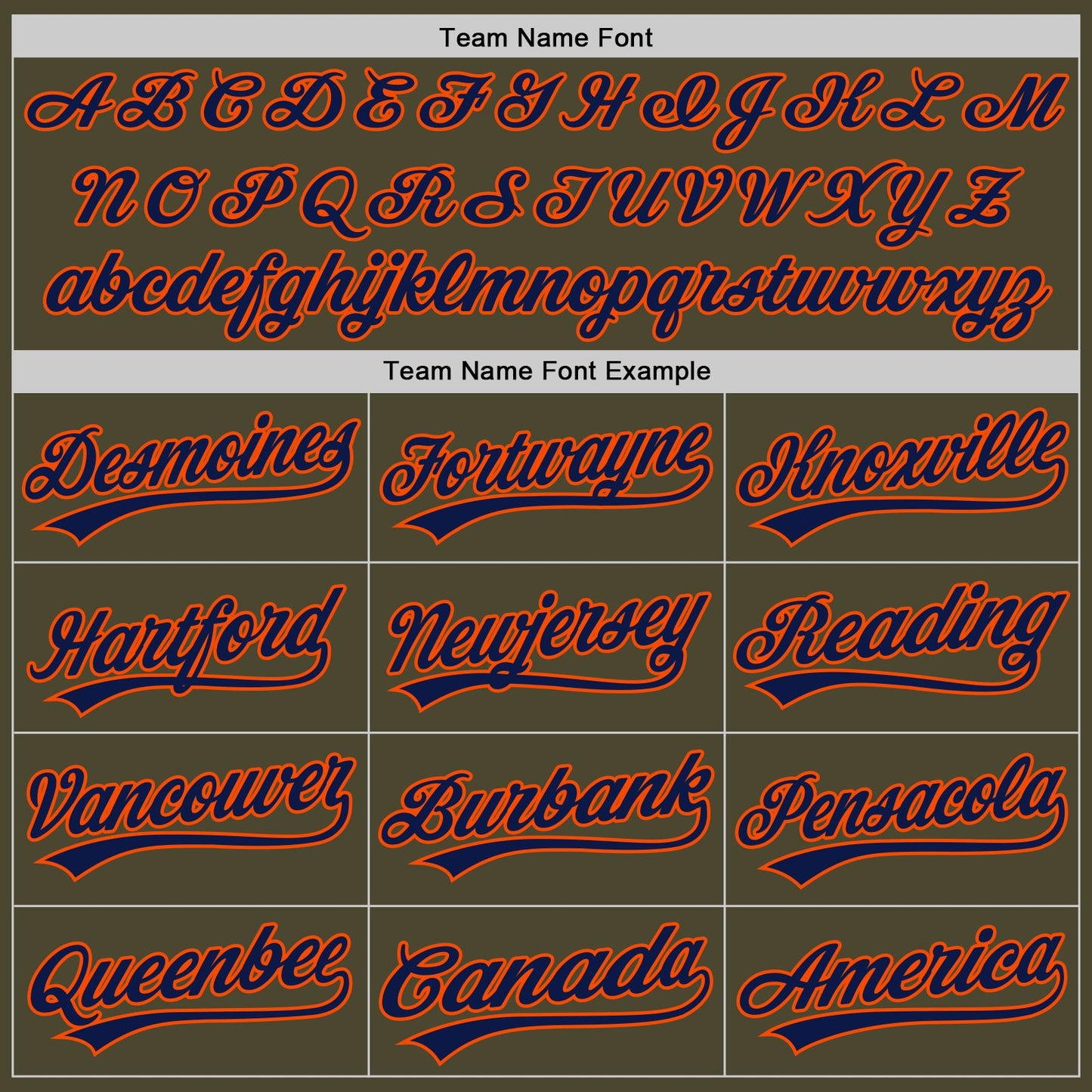 Custom Olive Navy-Orange Authentic Throwback Salute To Service Baseball Jersey - Sky-Custom