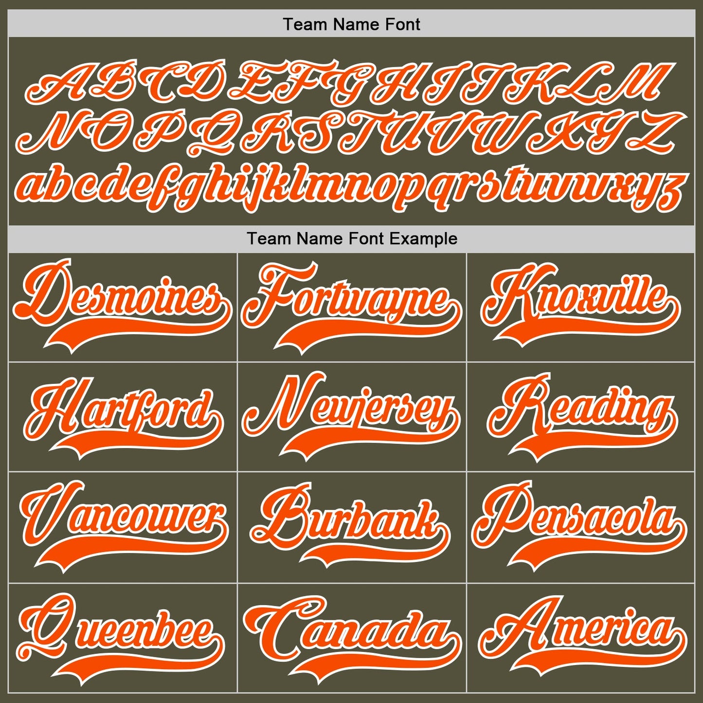 Custom Olive Orange-White Salute To Service Hockey Jersey - Sky-Custom