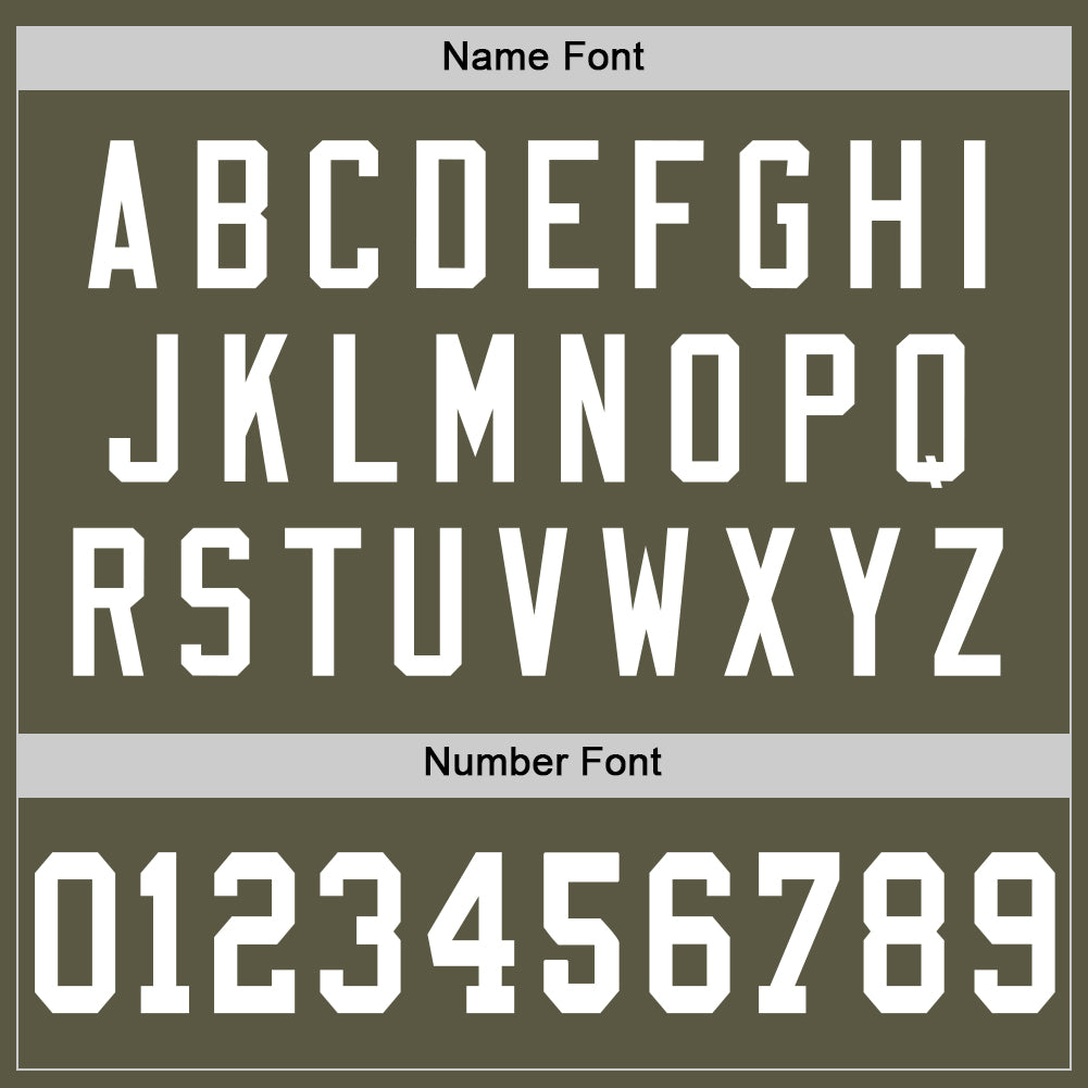 Custom Olive White Mesh Authentic Salute To Service Football Jersey - Sky-Custom