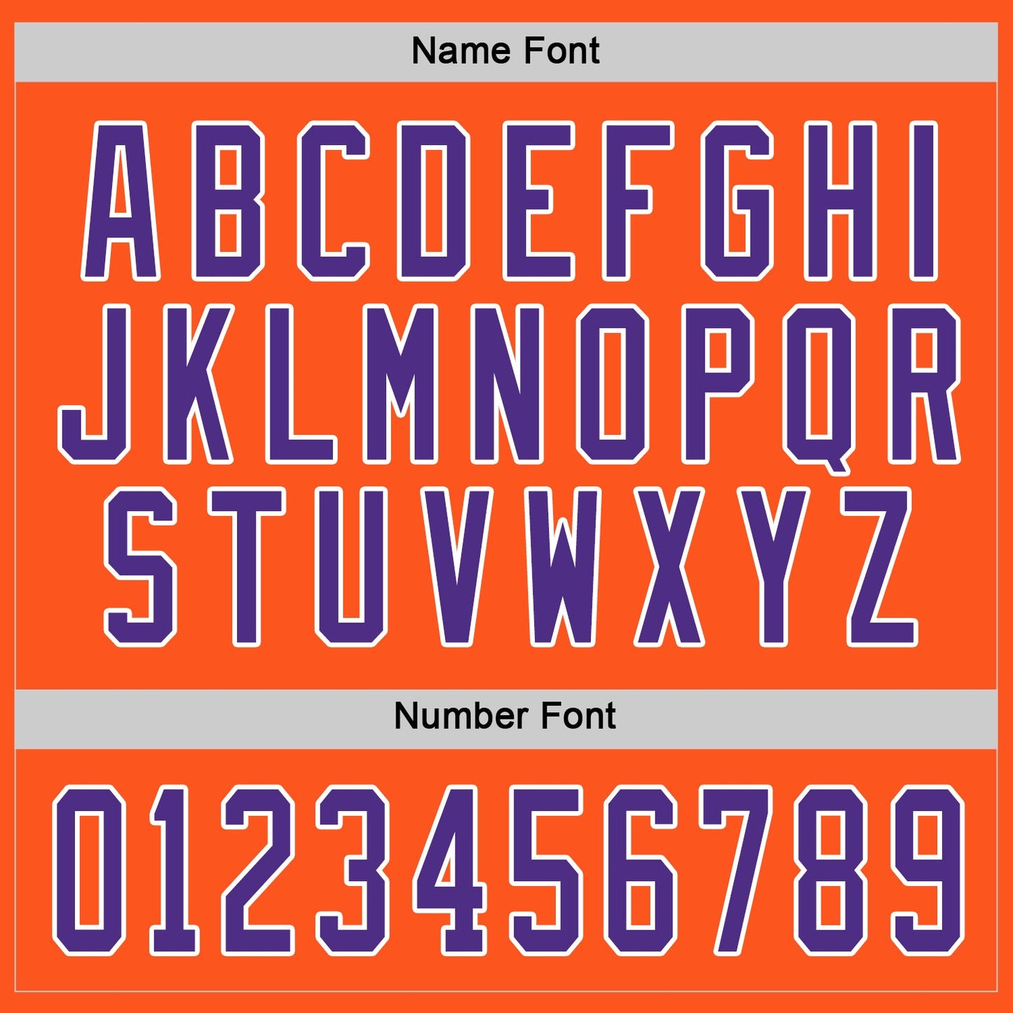 Custom Orange Purple-White Hockey Jersey - Sky-Custom